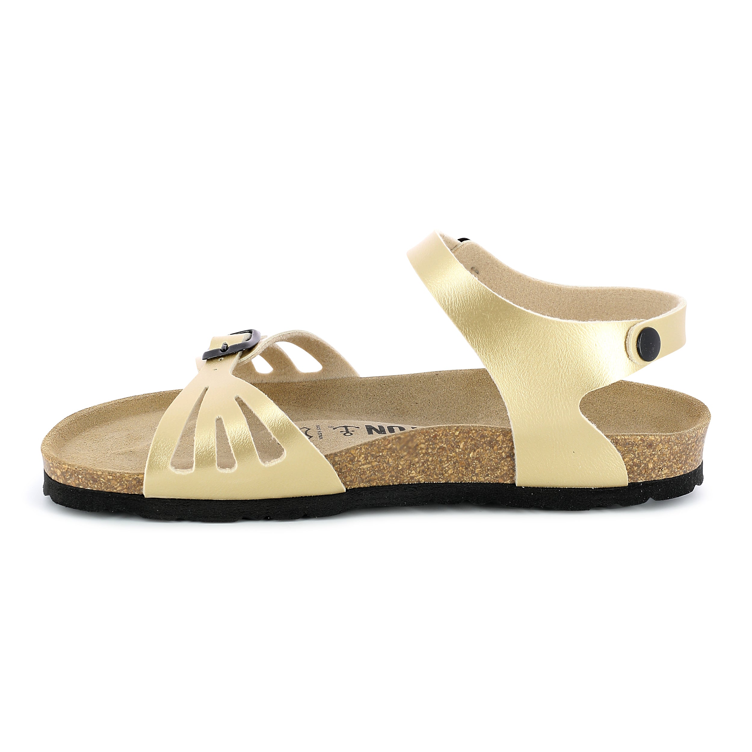 Eos Gold Multi-Strap Sandals