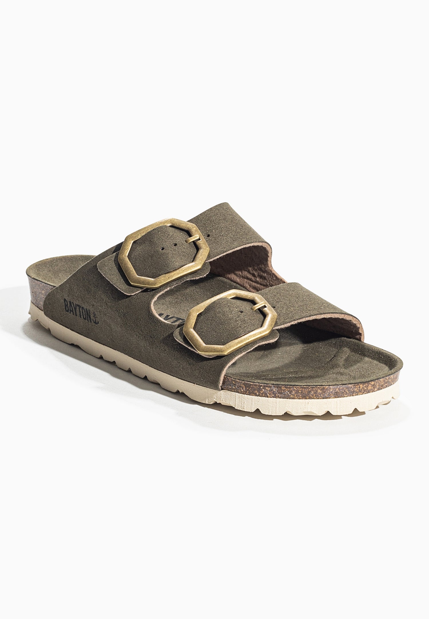 Atlas Khaki 2 Strap Sandals