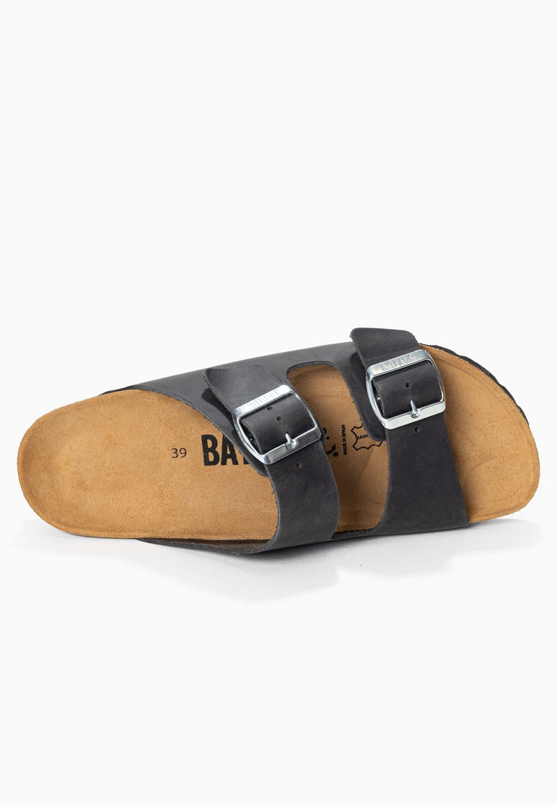 Atlas Anthracite Sandals