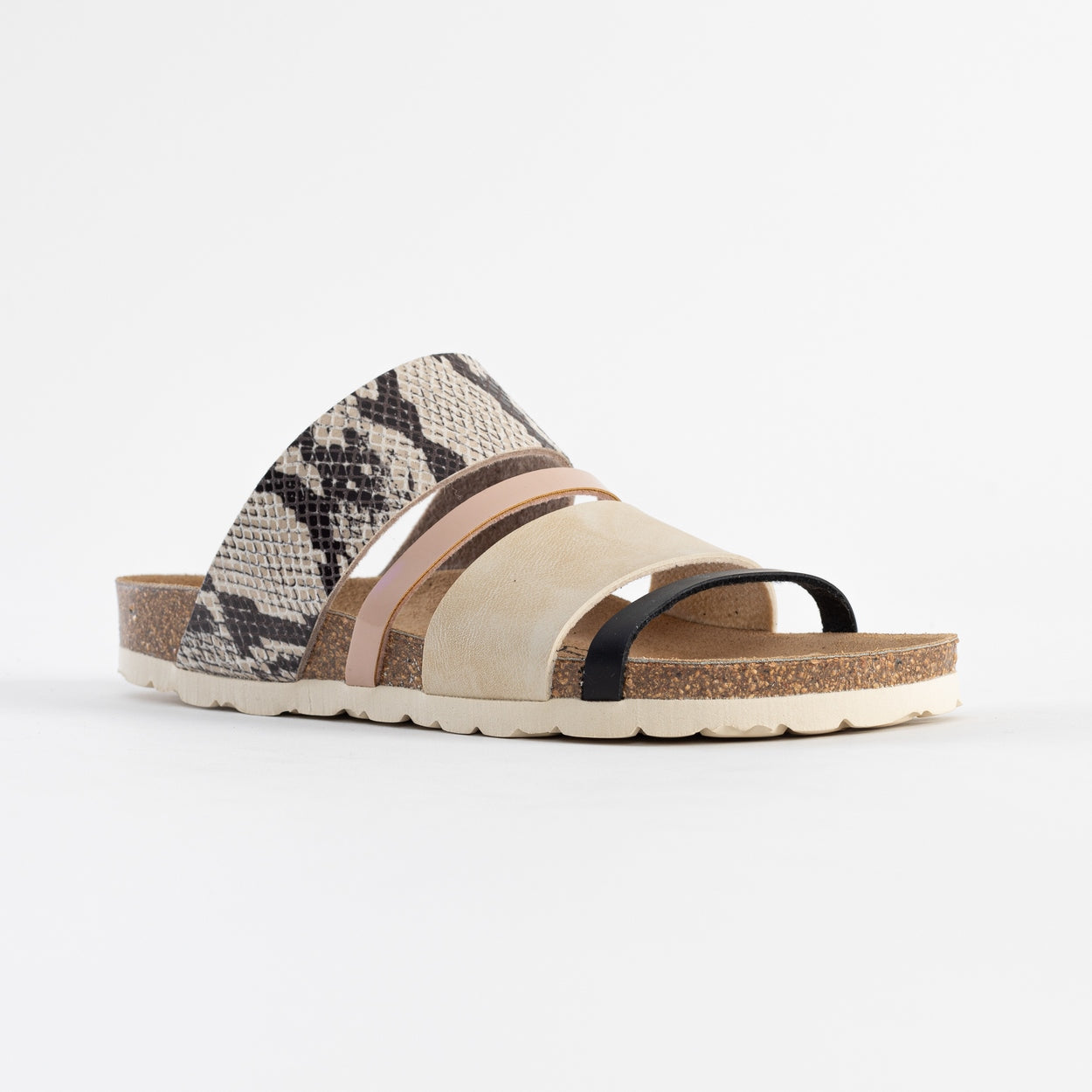 Leiria Multicolor Multi-Strap Sandals