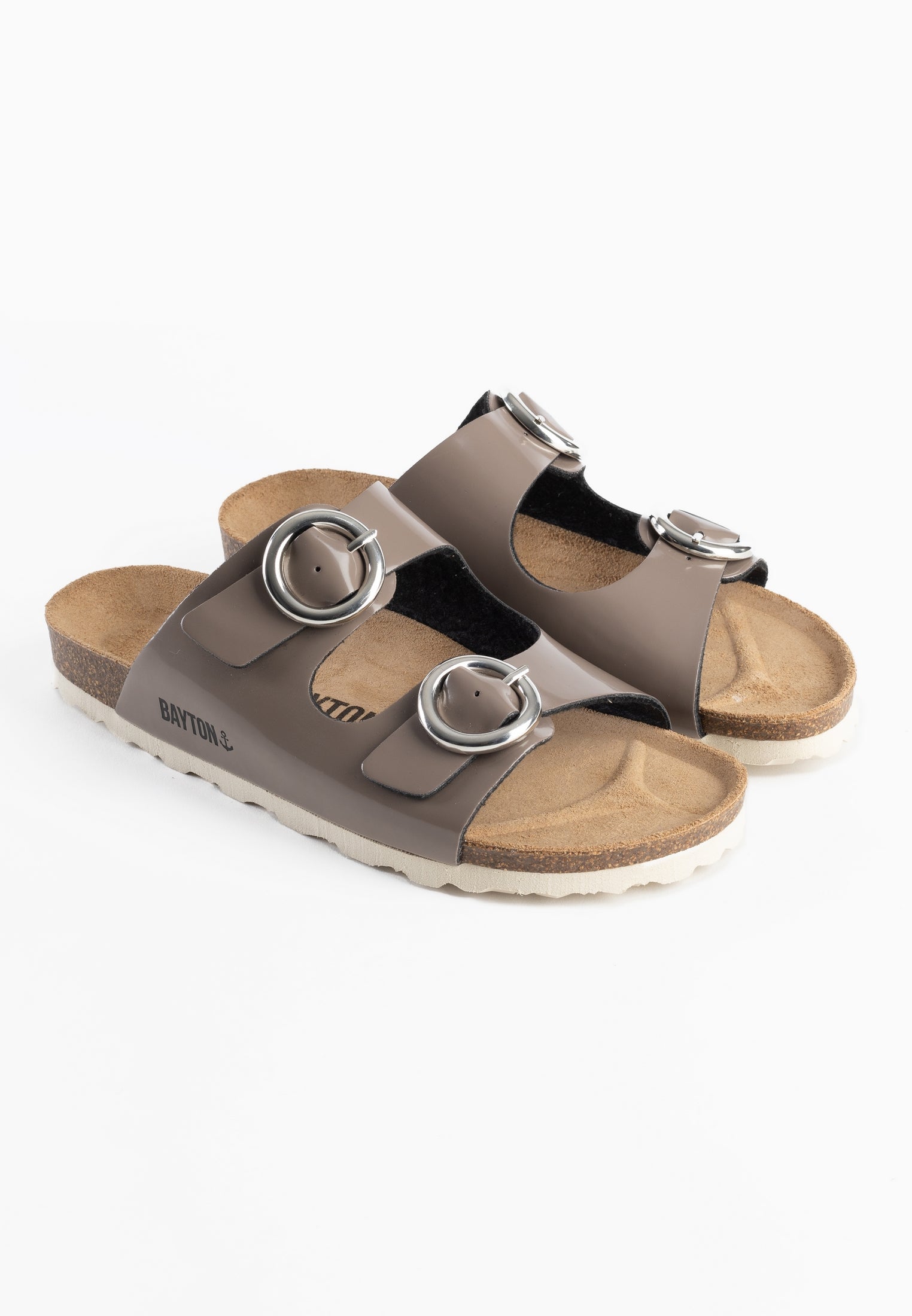 Alicante Gray 2 Strap Sandals