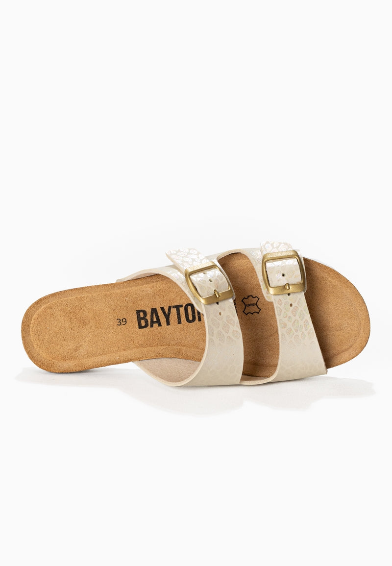 Astrakan Beige 2 Strap Sandals