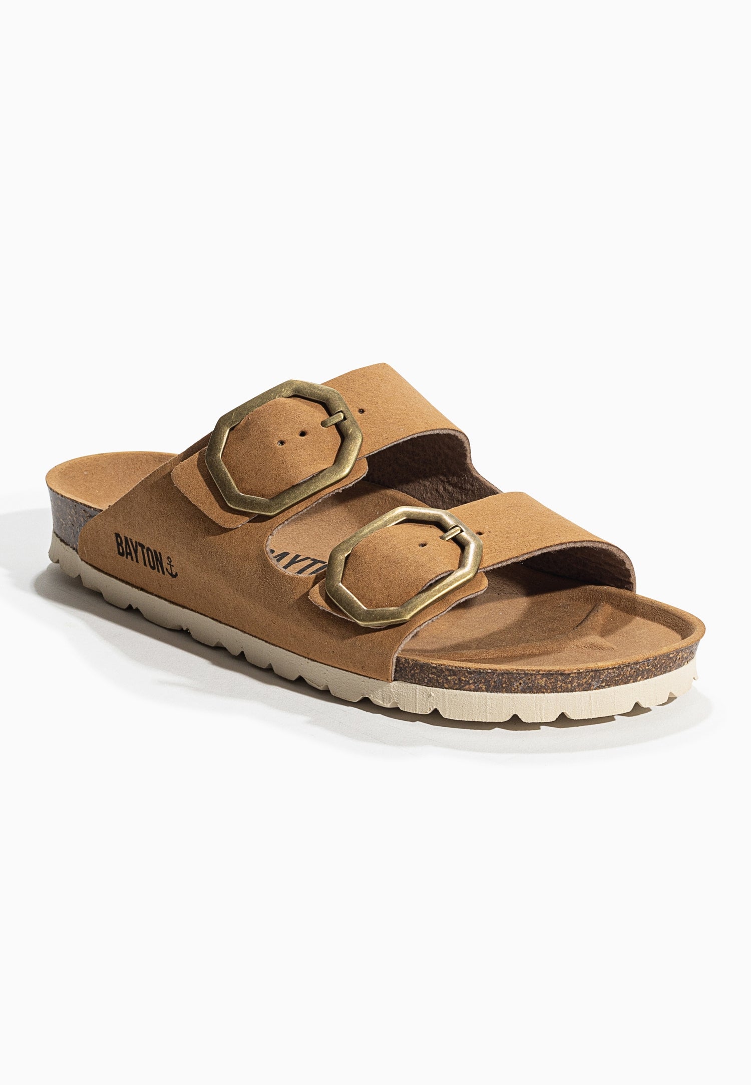 Sandales 2 Brides Atlas Camel