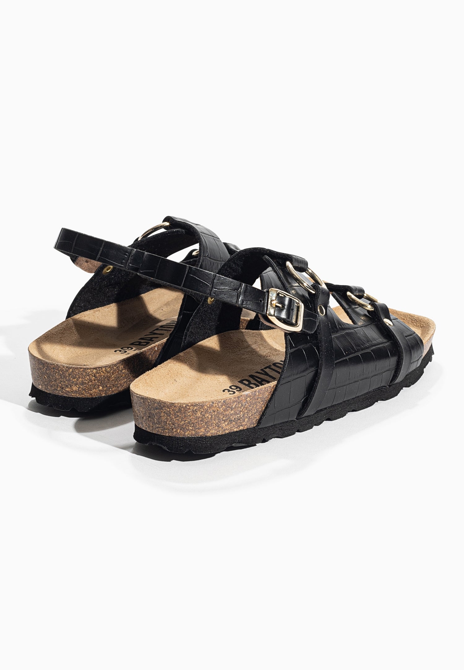 Astral Black Multi-Strap Sandals