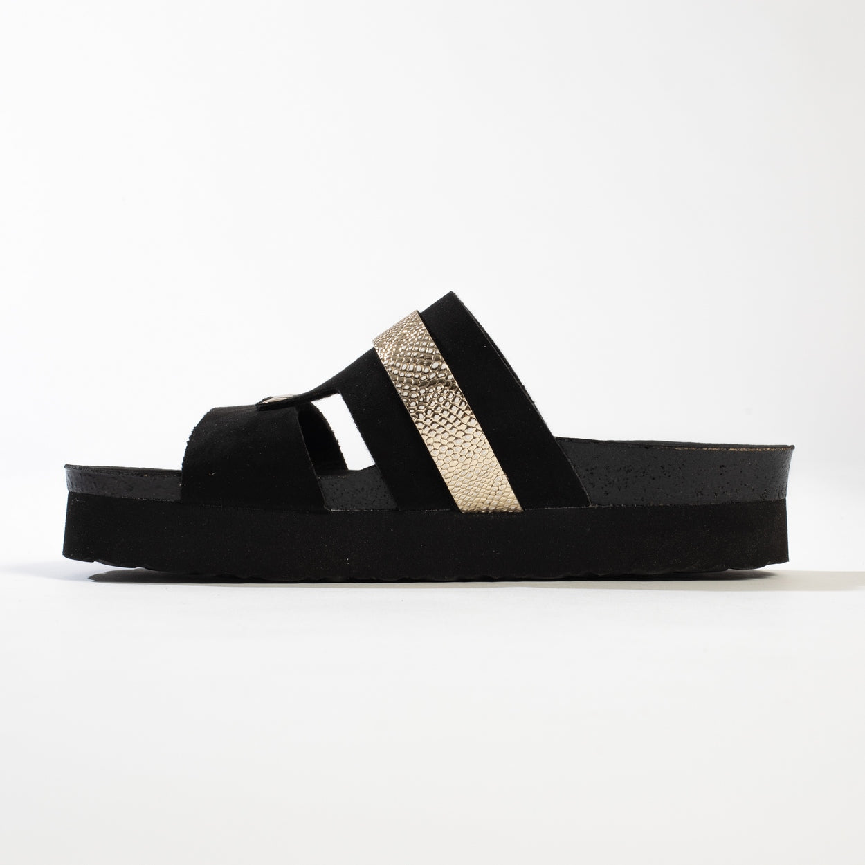 Sandalias Melfi Plataforma Negro