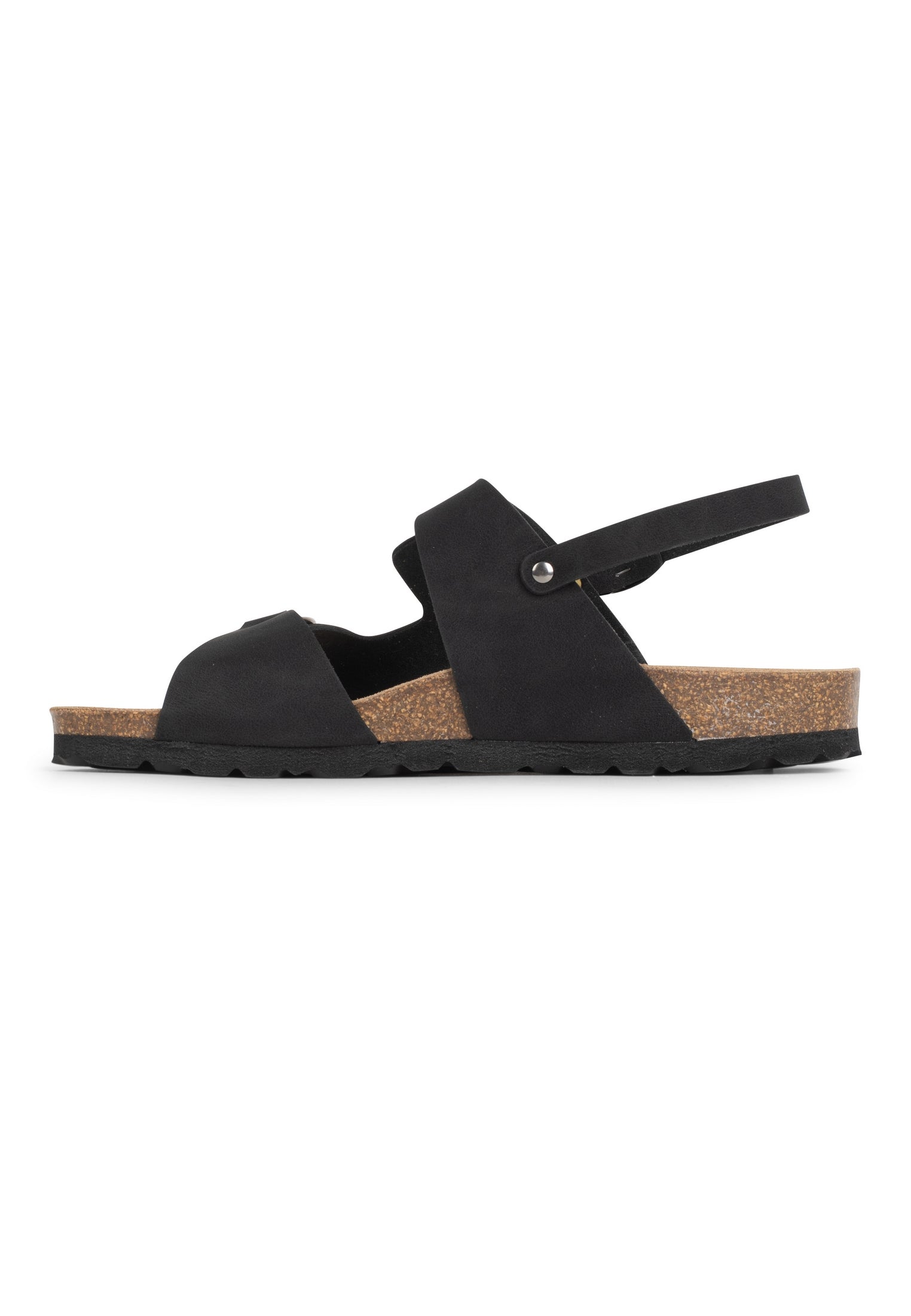 Astral Black and Pewter 2 Strap Sandals