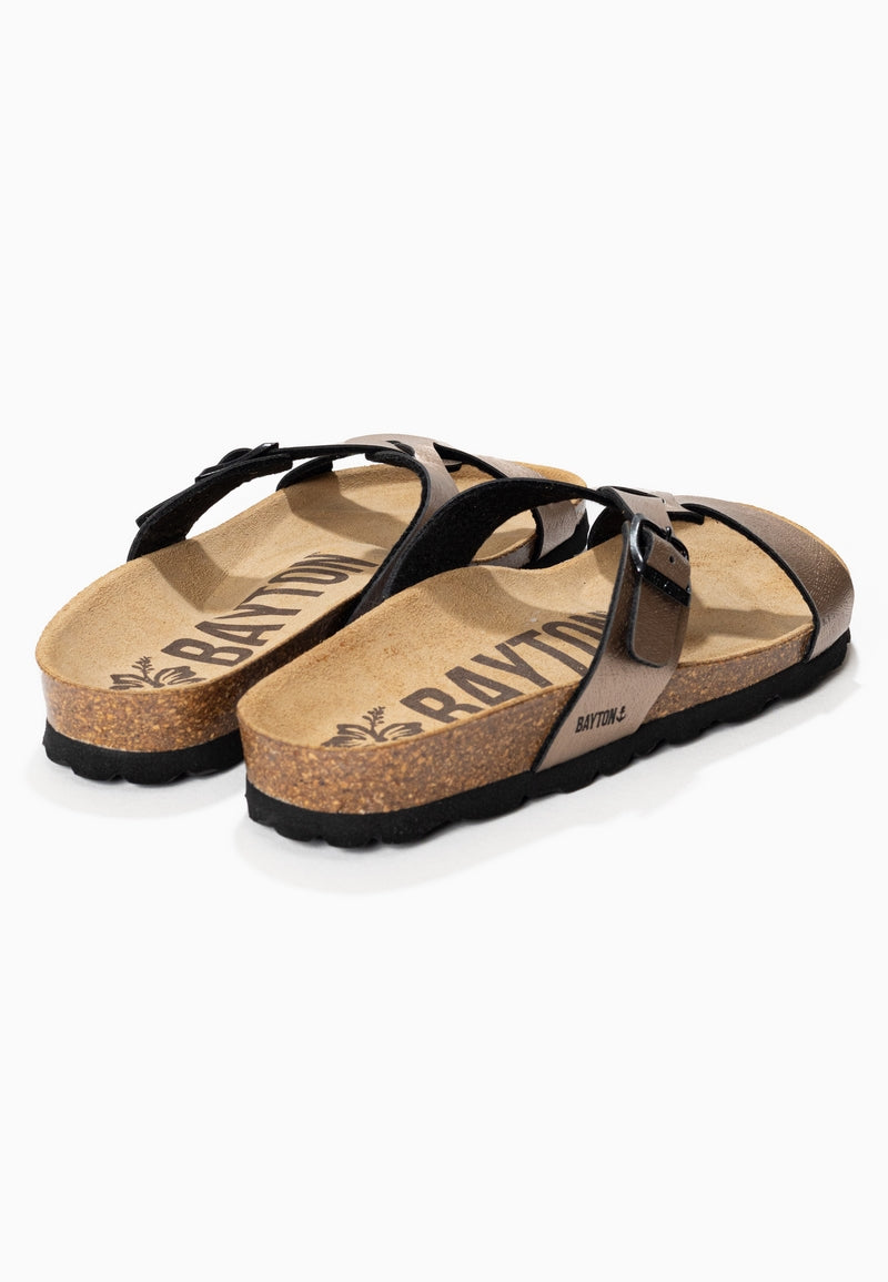 Sebastian Bronze 2 Strap Sandals