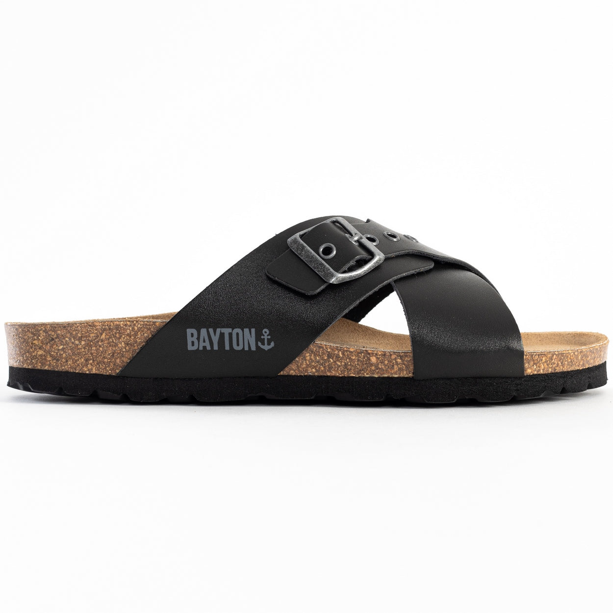 Sarria Black 2 Strap Sandals