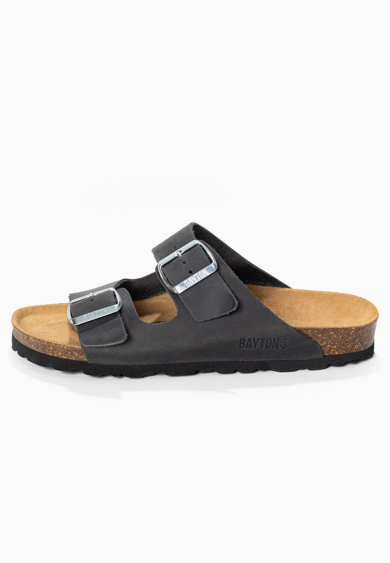 Atlas Anthracite Sandals