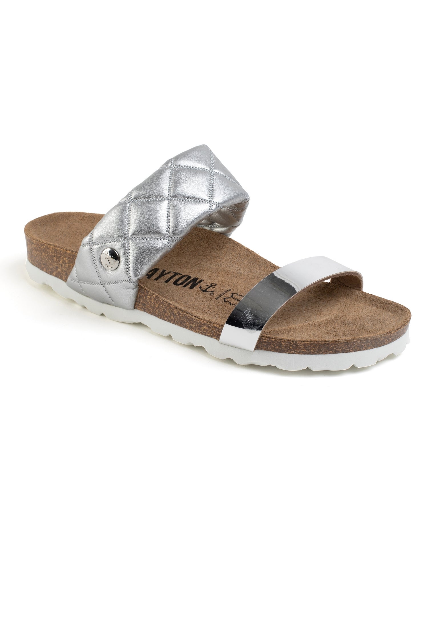 Manosque Silver Multi-Strap Sandals