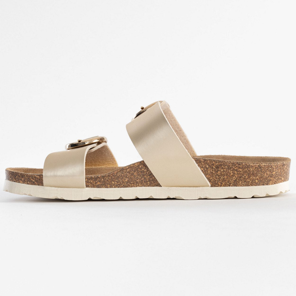 Lugo Light Gold 2 Strap Sandals