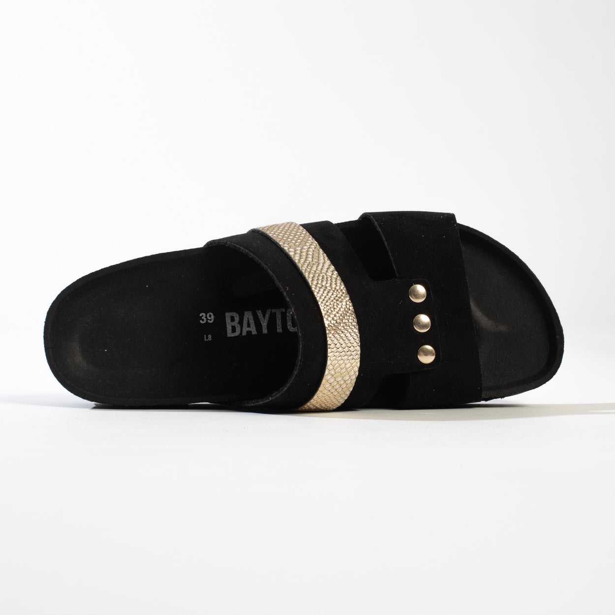 Sandalias Melfi Plataforma Negro