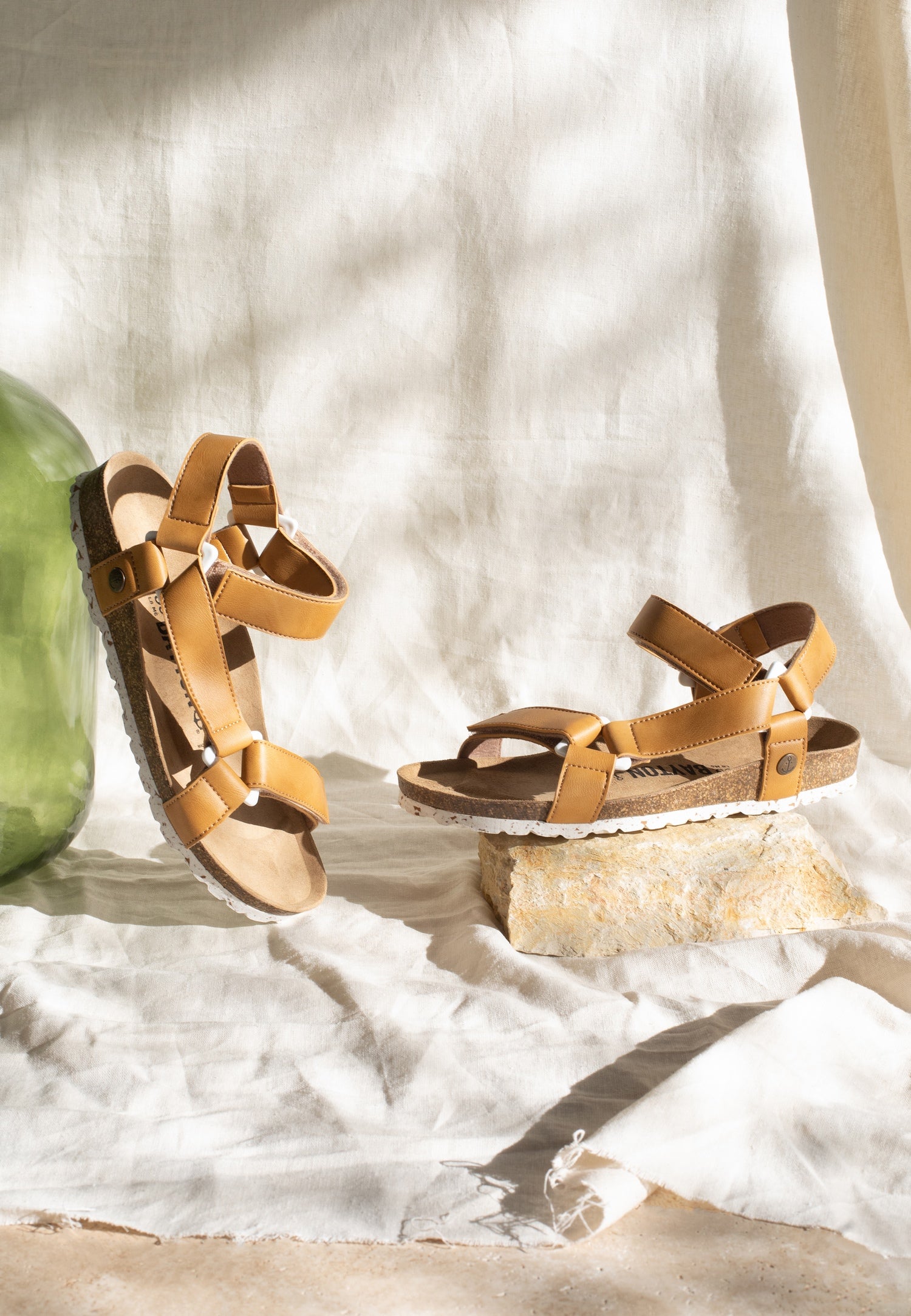 Rigoni Camel Multi-Strap Sandals