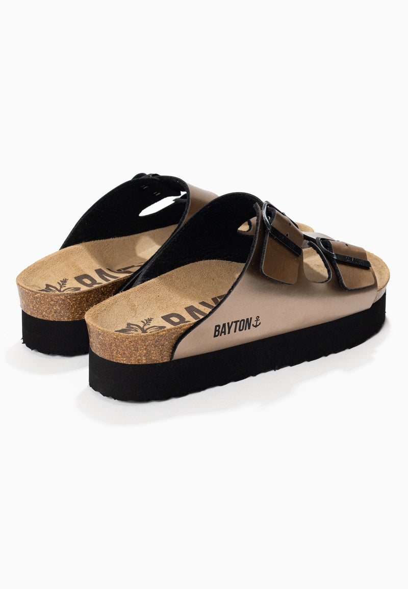 Japet Bronze Platform Sandals