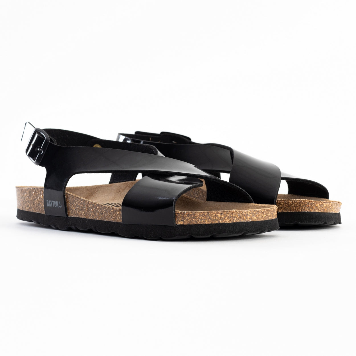 Rioja Black Multi-Strap Sandals