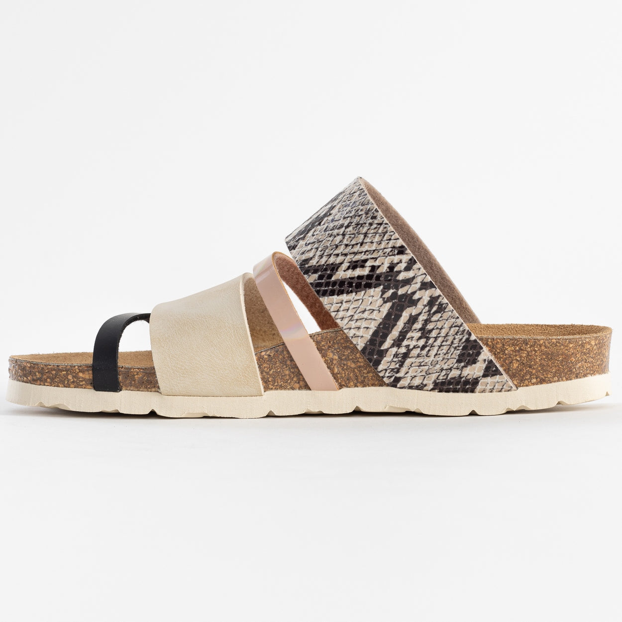 Leiria Multicolor Multi-Strap Sandals