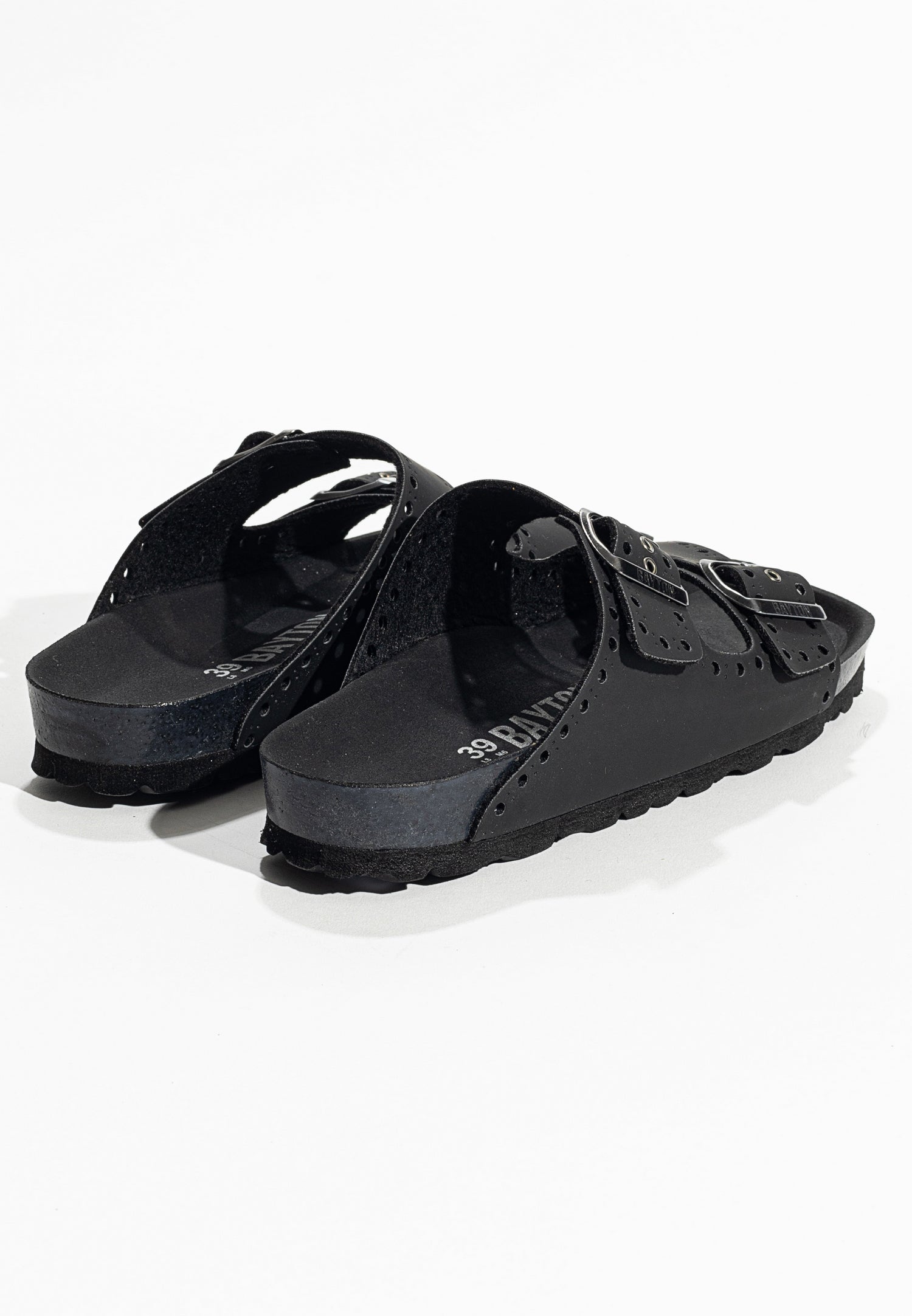 Atlas Black 2 Strap Sandals