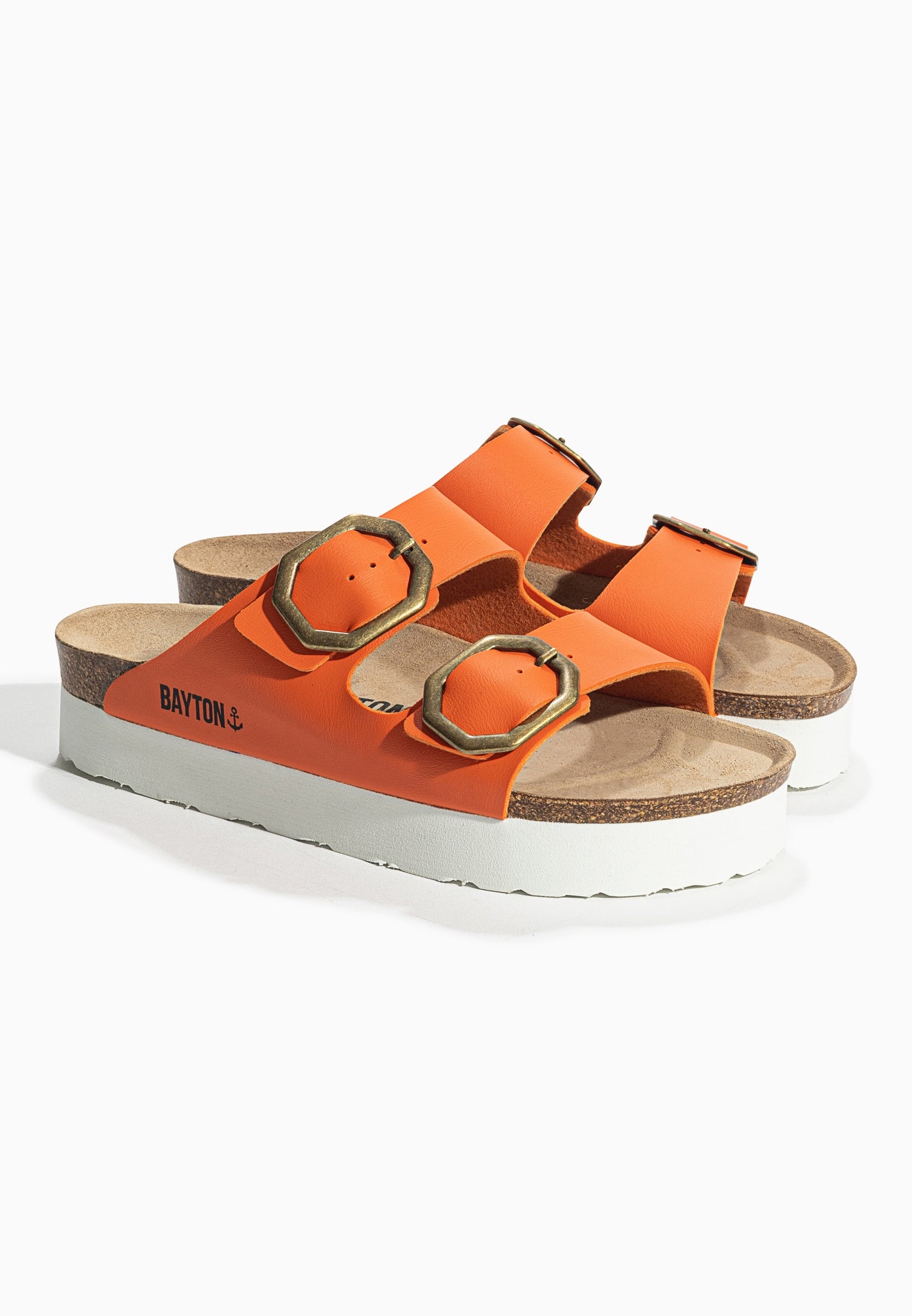 Japet Orange Platform Sandals