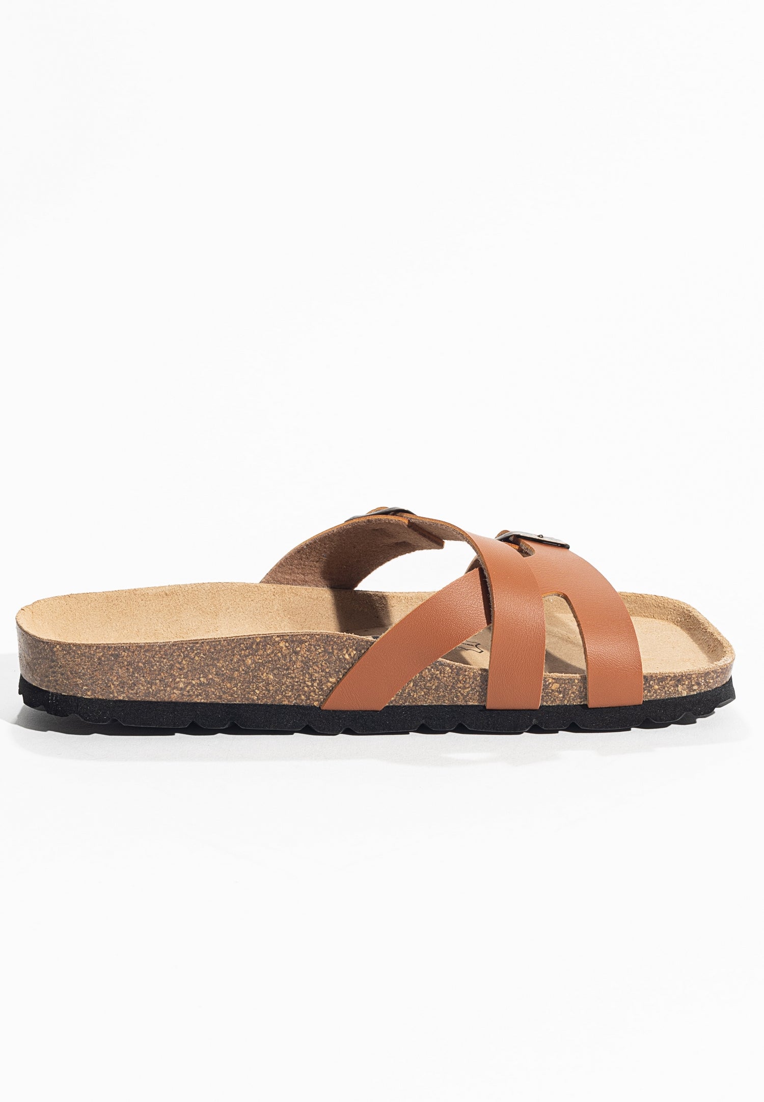 Cleo Camel 2 Strap Sandals