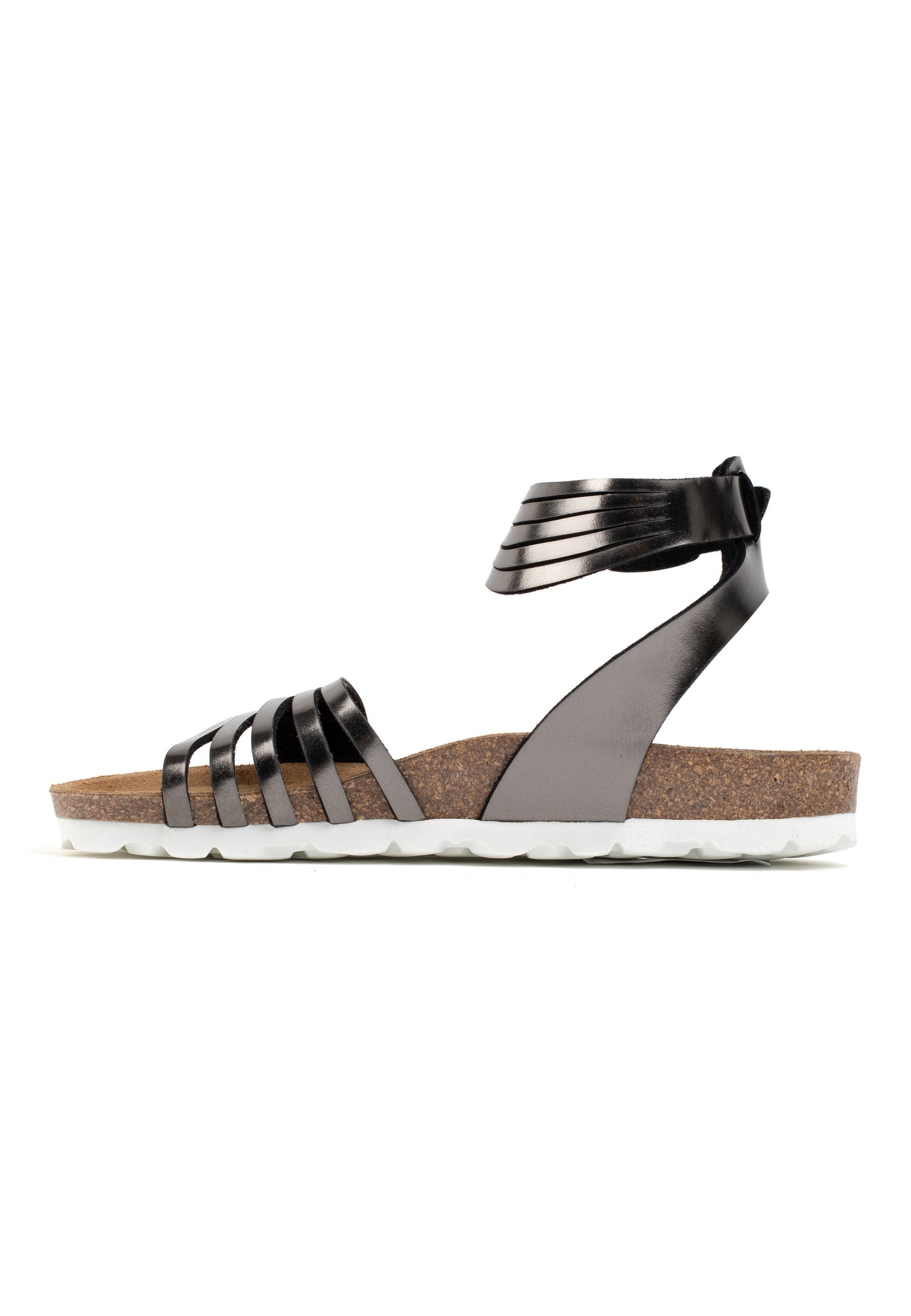 Gipsy Pewter Multi-Strap Sandals