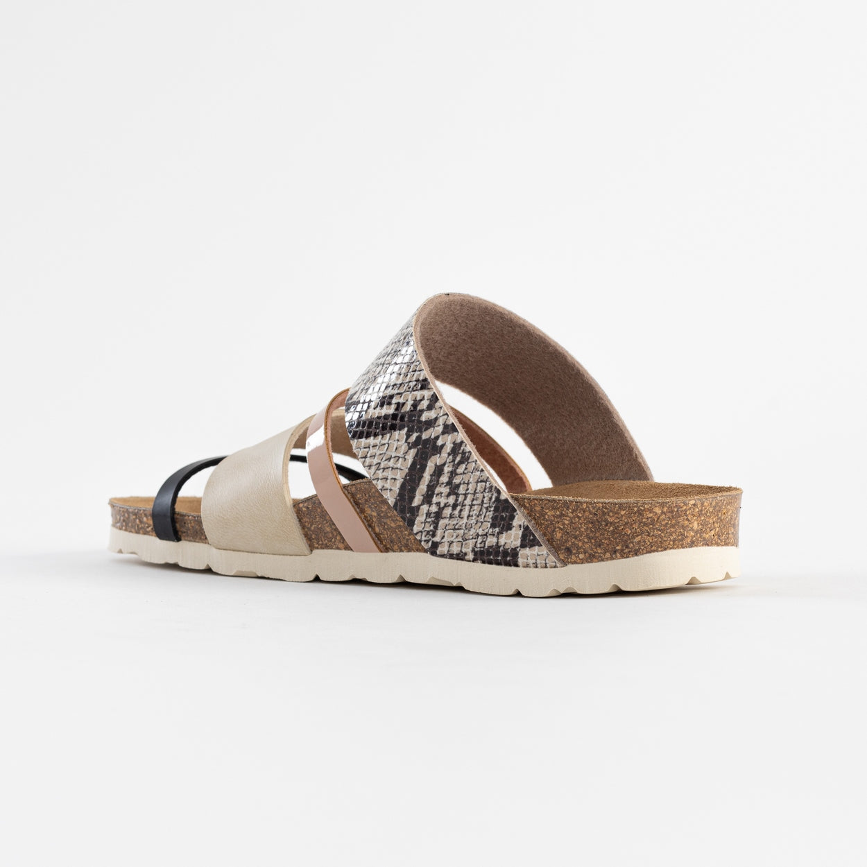 Leiria Multicolor Multi-Strap Sandals