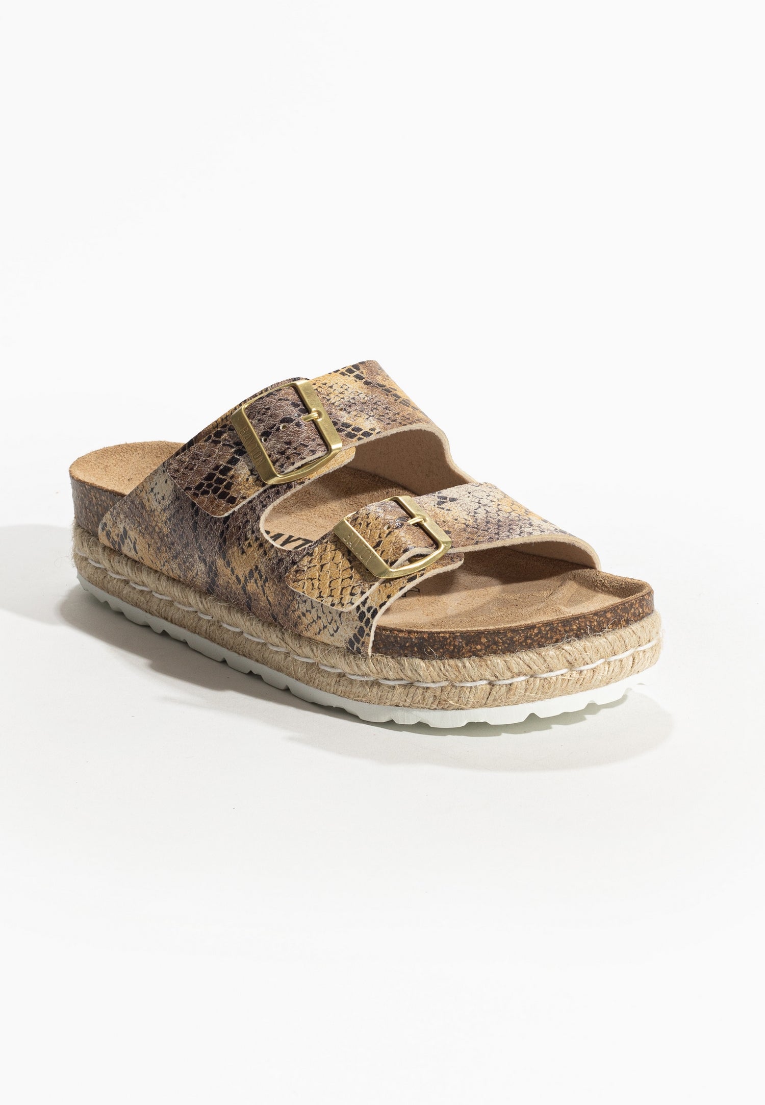 Olympe Python Platform Sandals