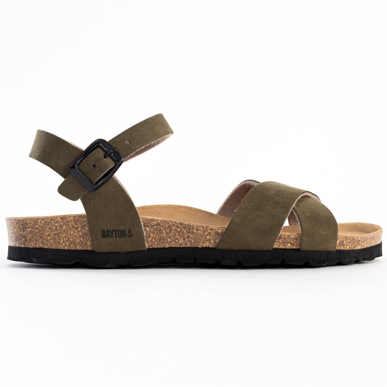 Vallado Green Multi-Strap Sandals