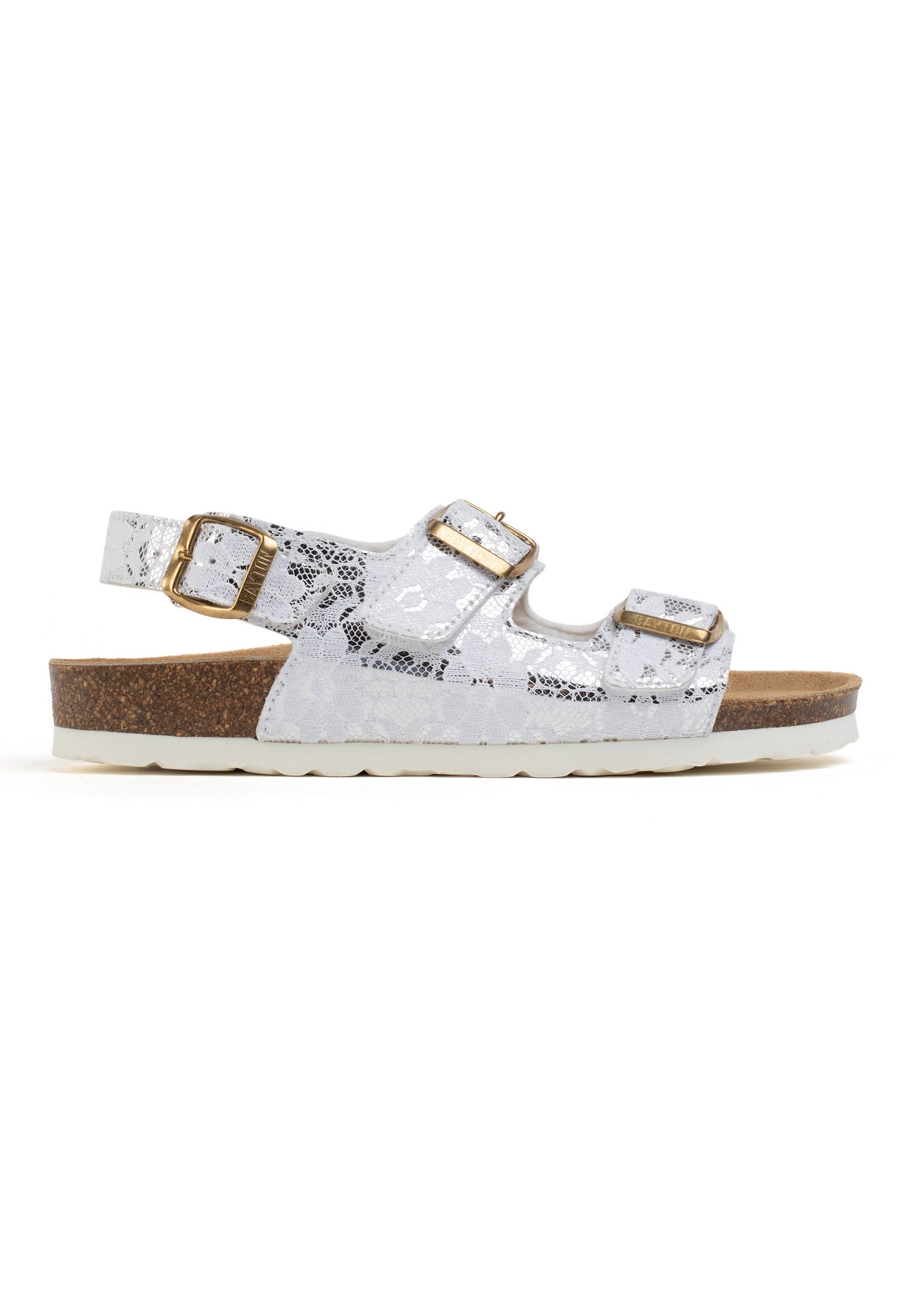 Achille White Multi-Strap Sandals