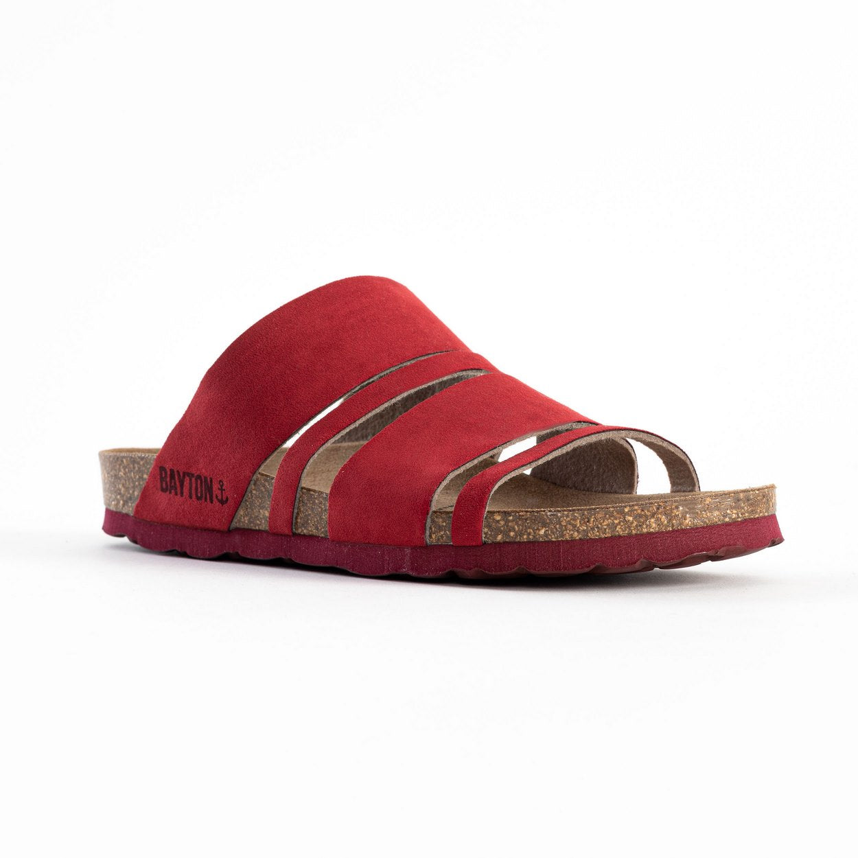 Sandalias Leiria Multitiras Rojo