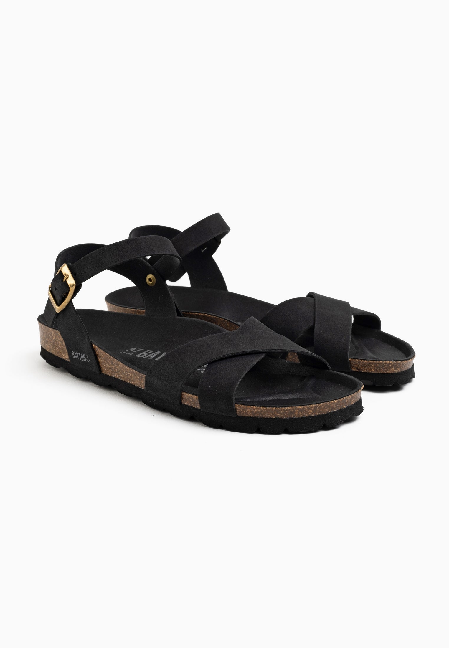 Sandalias Vallado Multitiras Negro