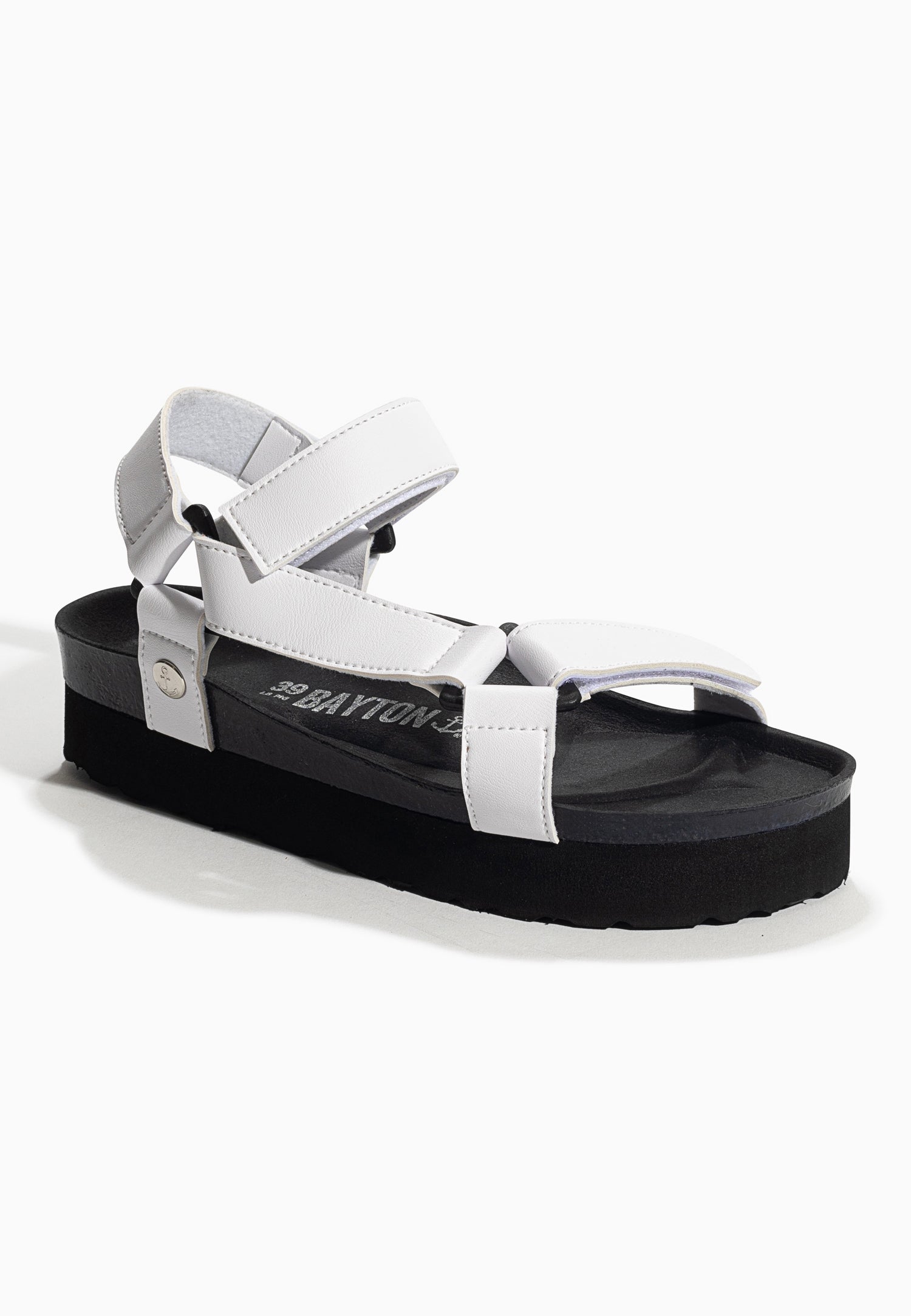 Rigoni White Platform Sandals