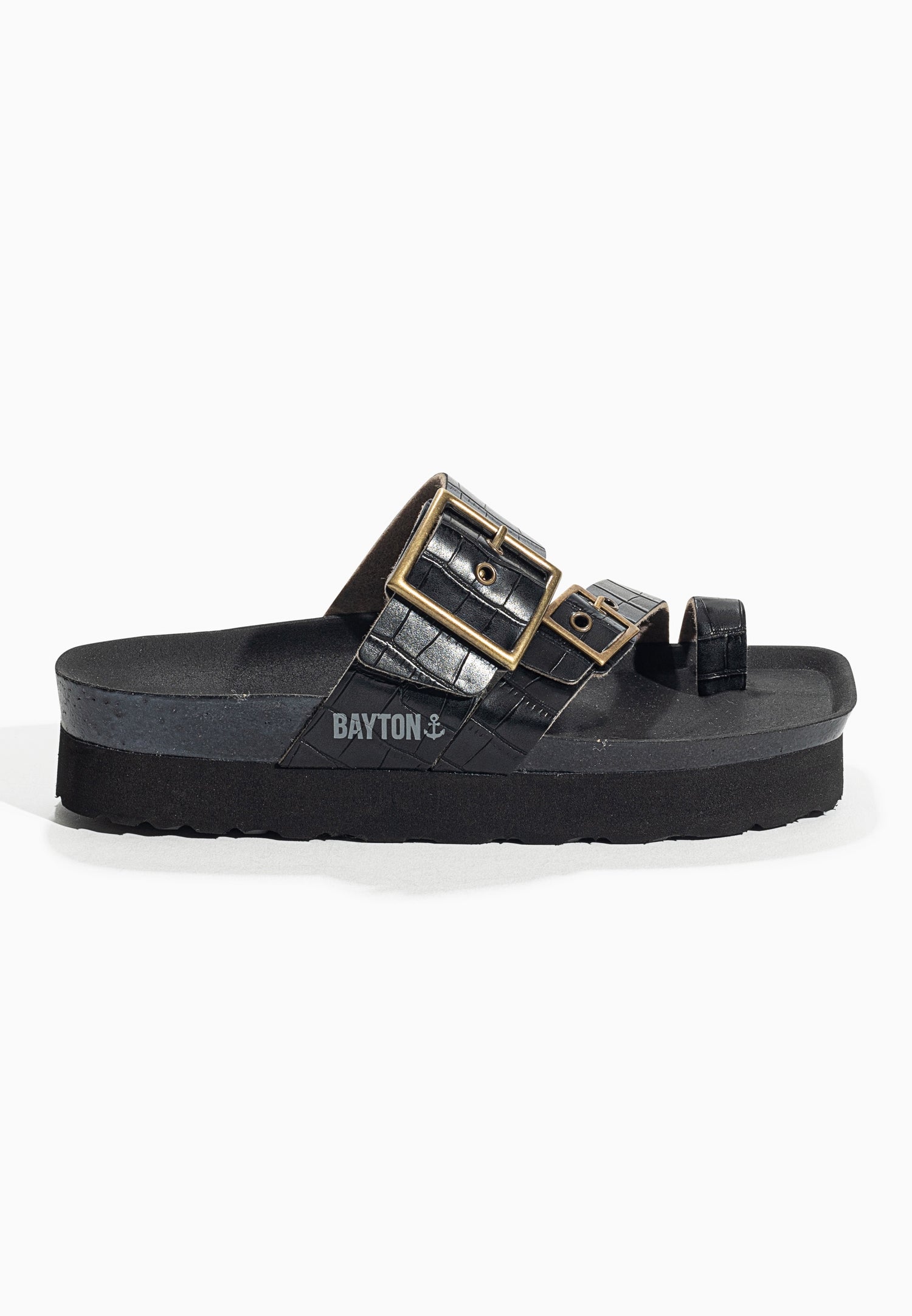 Castel Black Platform Sandals