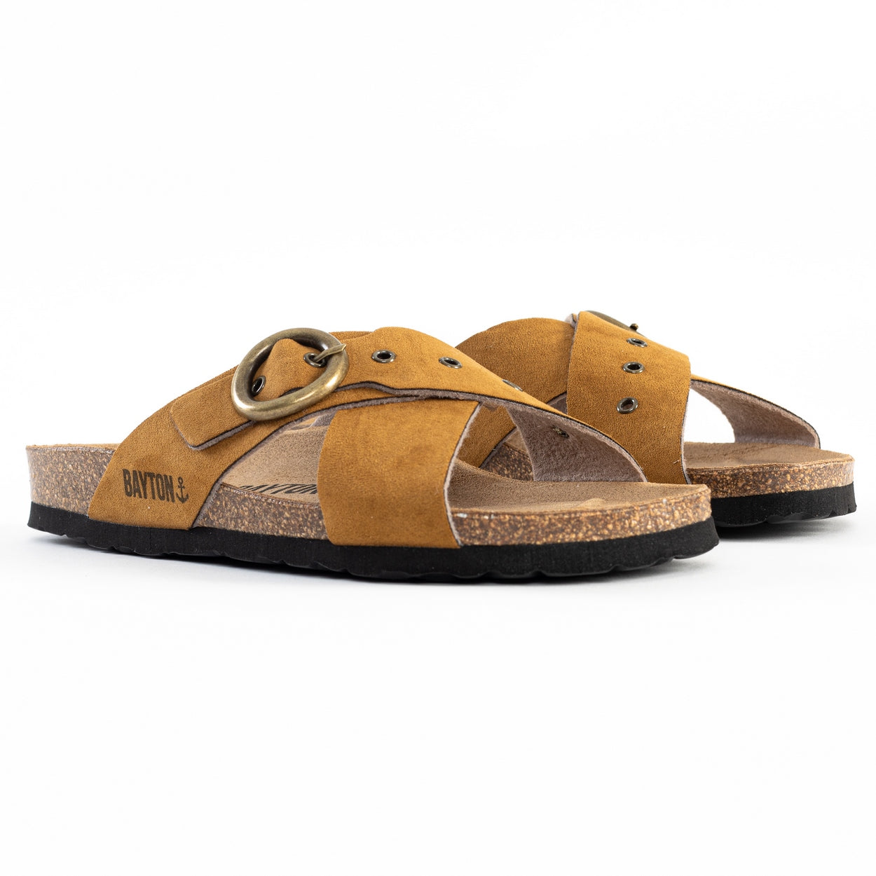 Sandalias Dushan De 2 Tiras Bronceado