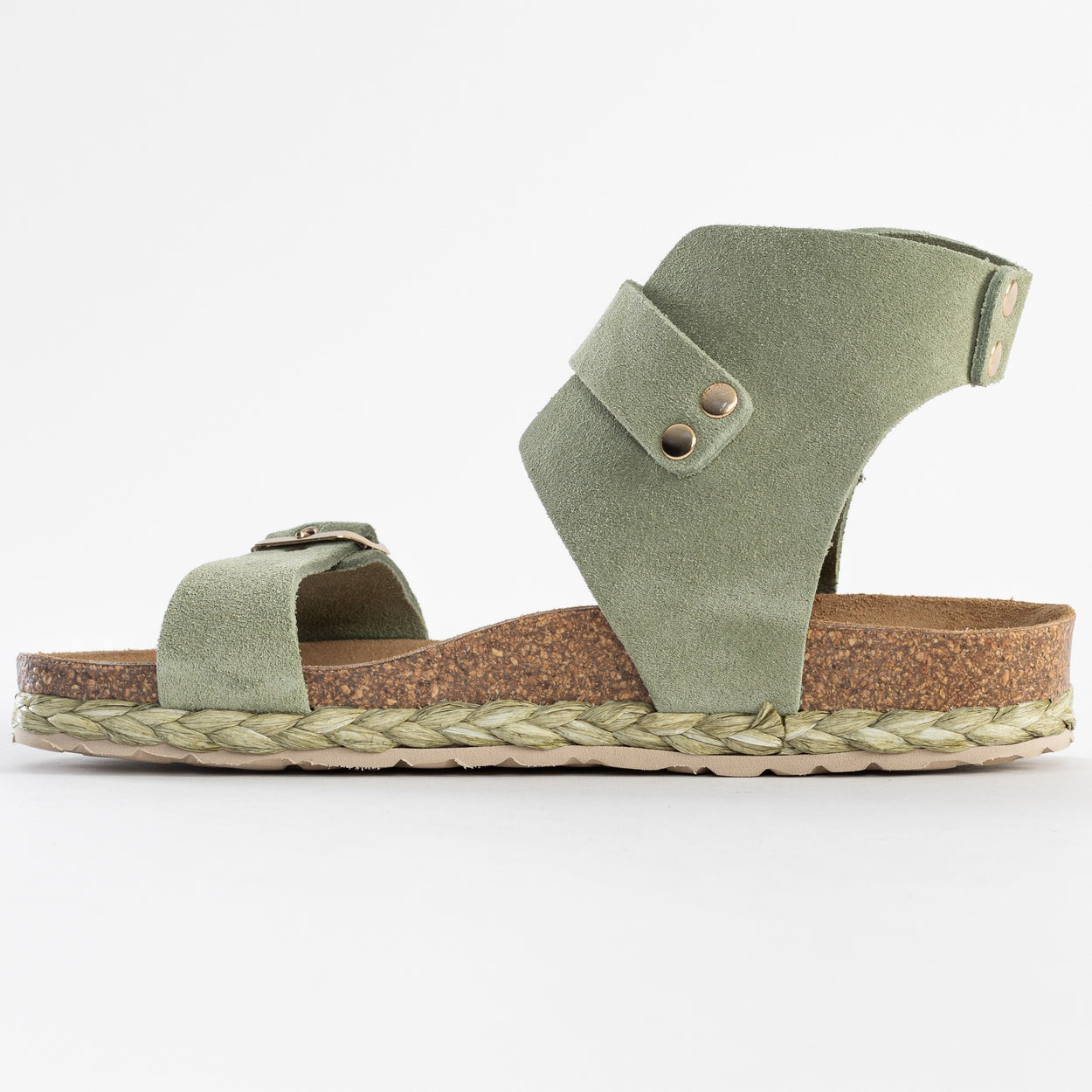 Sandalias Dubbo Multitiras Verde