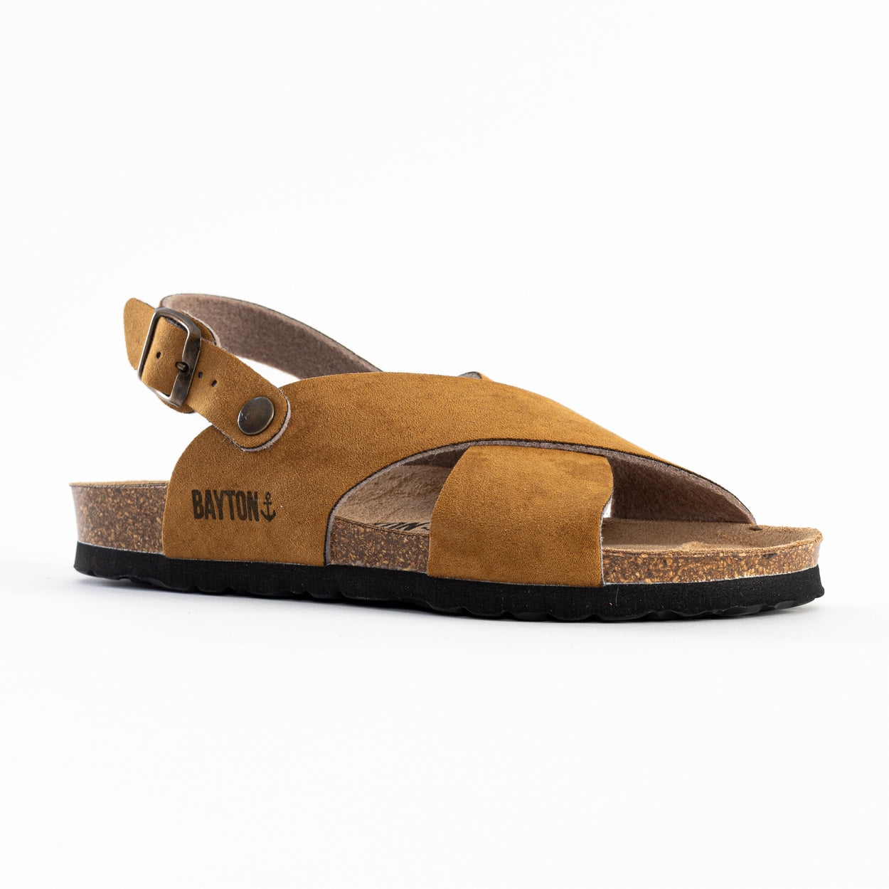 Tweed Tan Multi-Strap Sandals