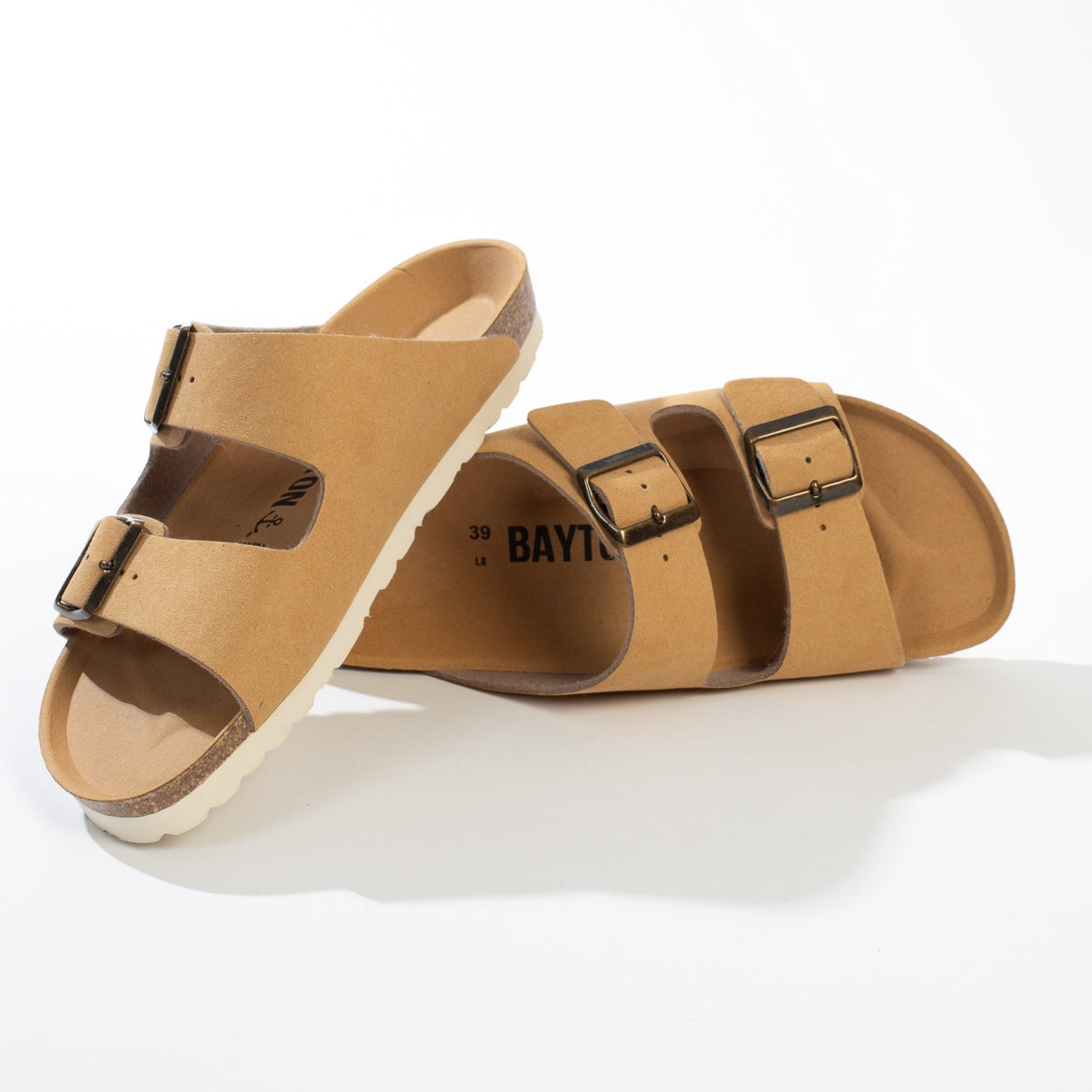 Sandales 2 Brides Atlas Camel