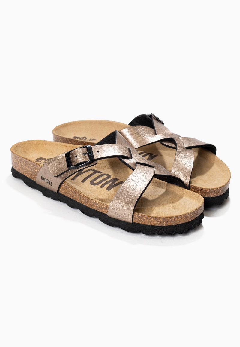 Sebastian Bronze 2 Strap Sandals