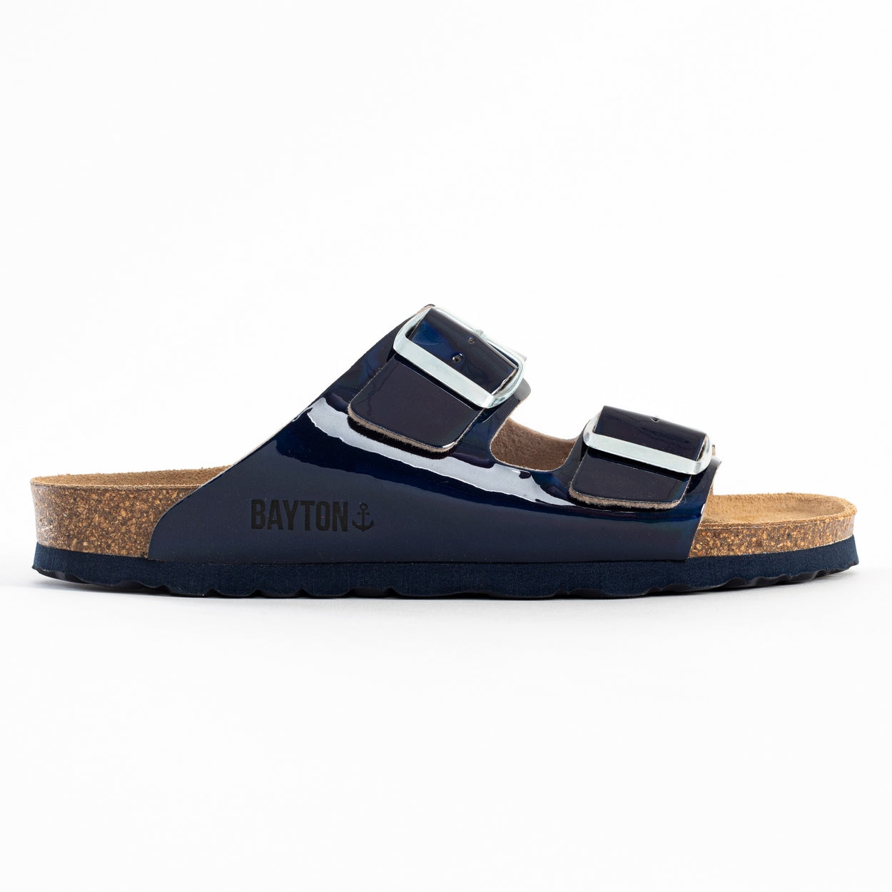 Atlas Navy Blue 2 Strap Sandals