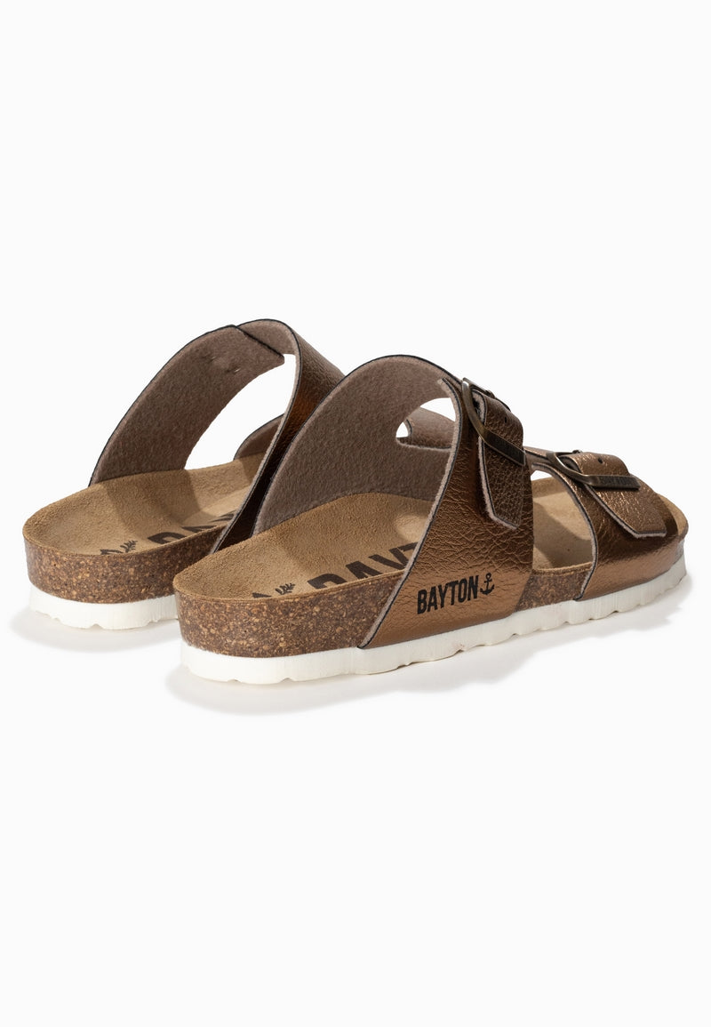 Ilithye Bronze 2 Strap Sandals