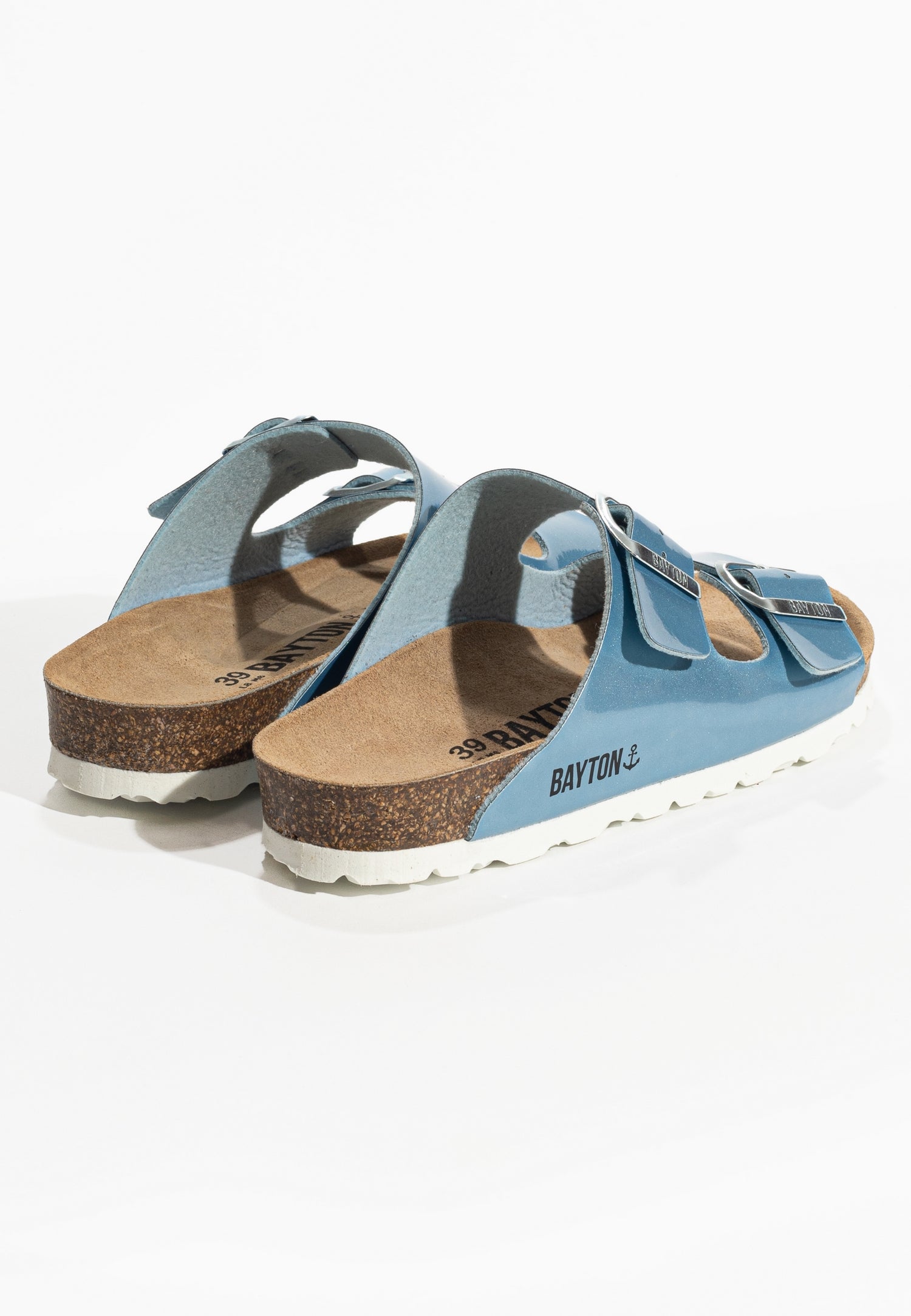 Tracy Sky Blue 2 Strap Sandals