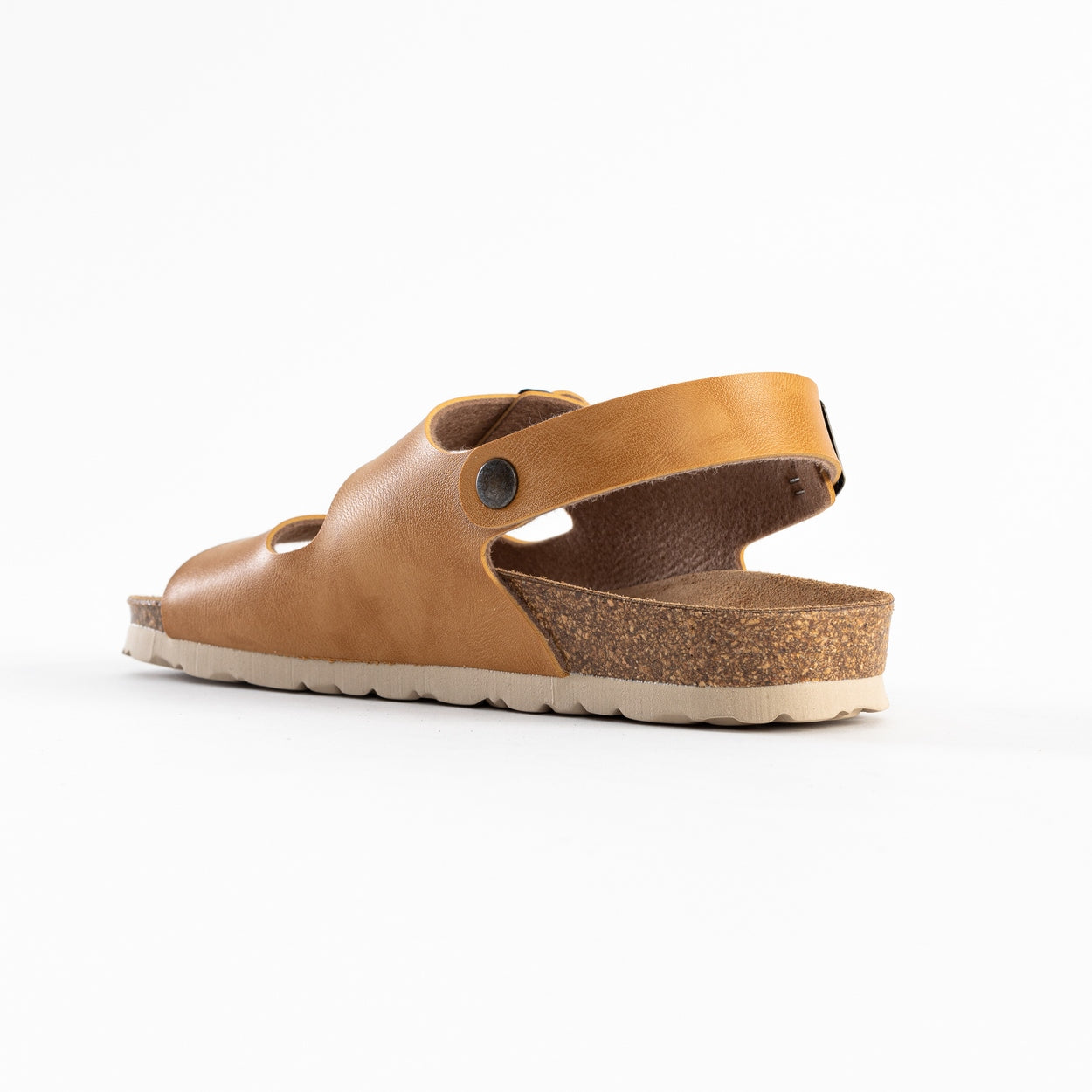 Achille Camel Multi-Strap Sandals