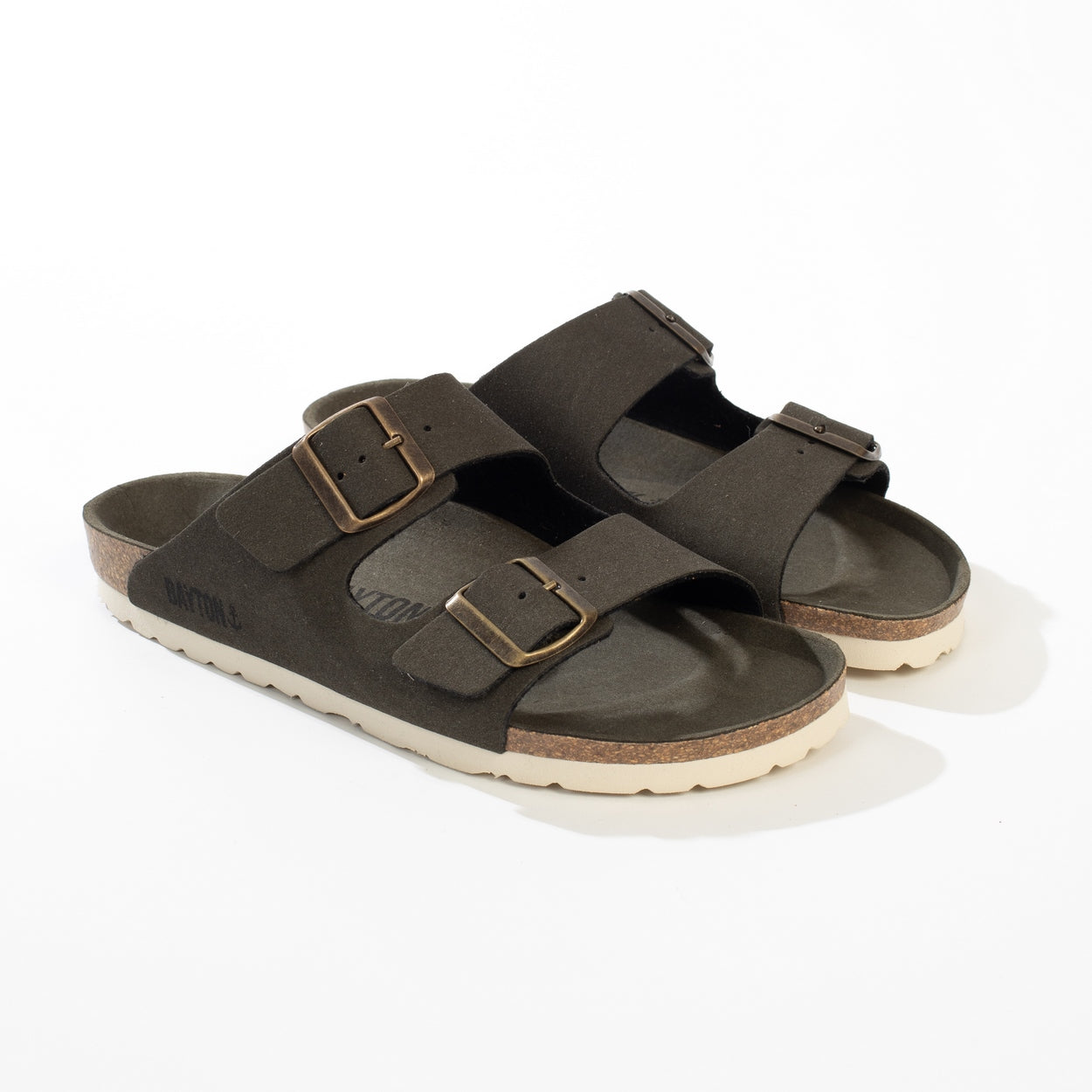 Atlas Brown 2 Strap Sandals