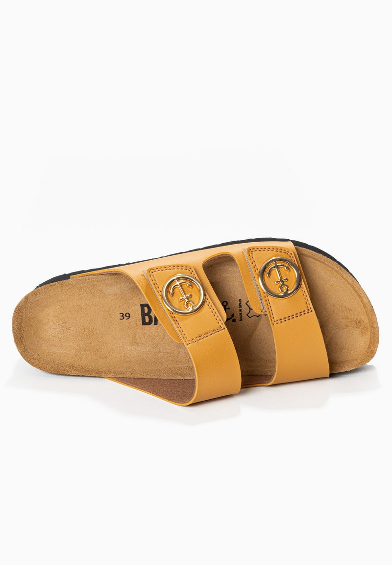 Jalon Camel Platform Sandals