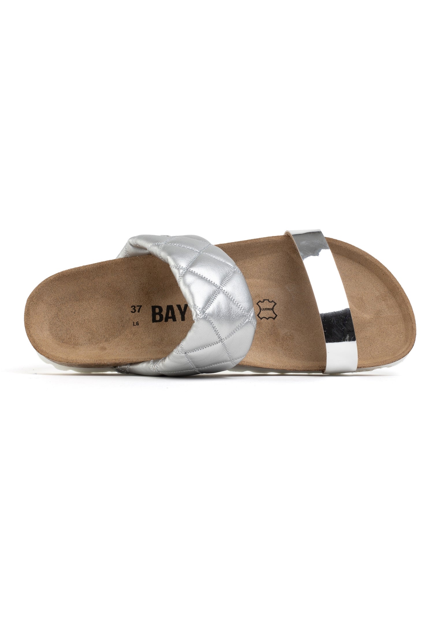 Manosque Silver Multi-Strap Sandals