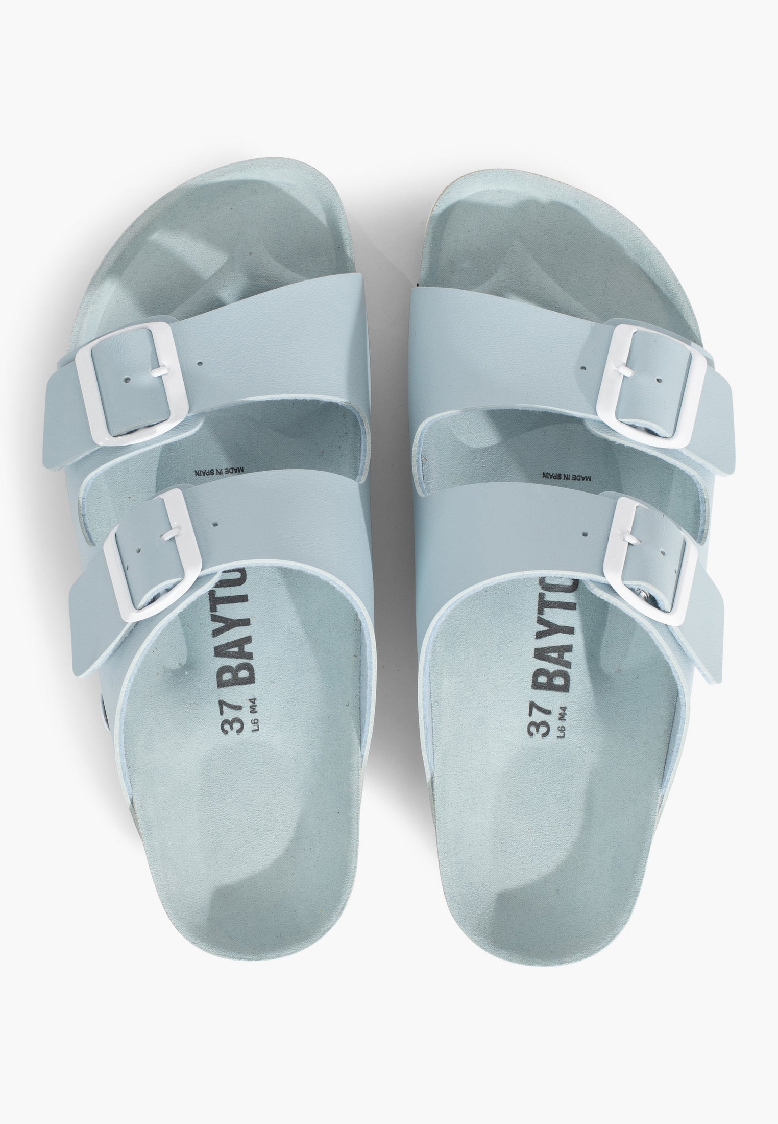 Sandalias azul cielo con 2 tiras Atlas