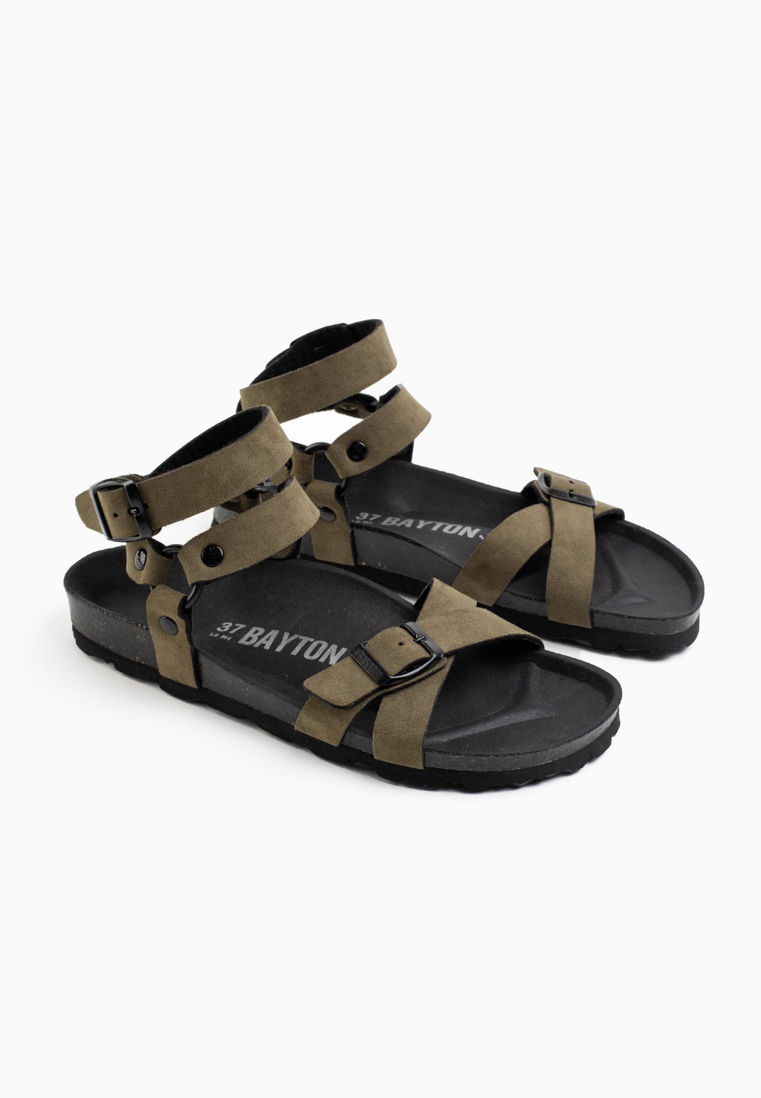 Sandalias Galaxie Multitiras Kaki