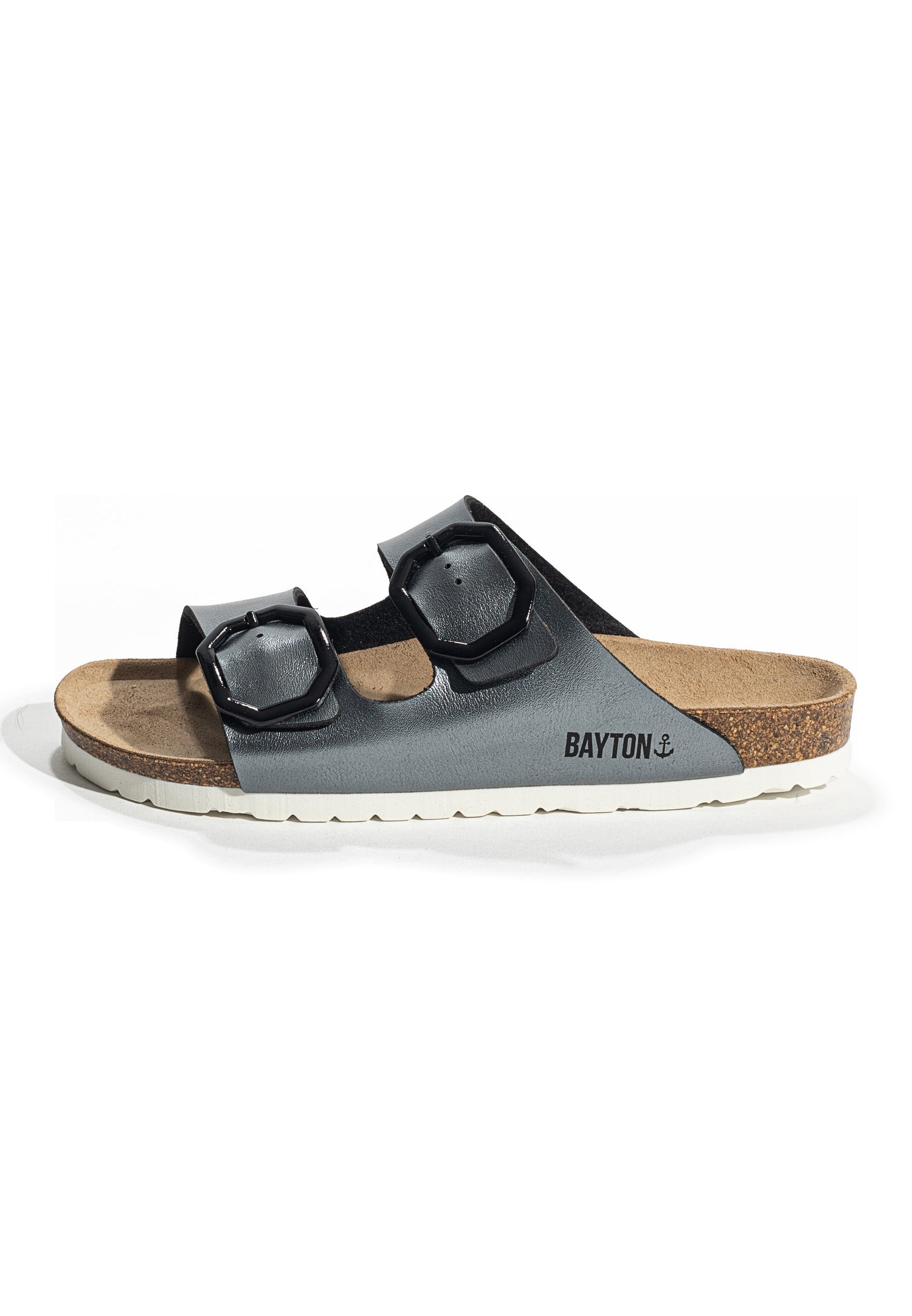 Atlas Pewter 2 Straps Sandals