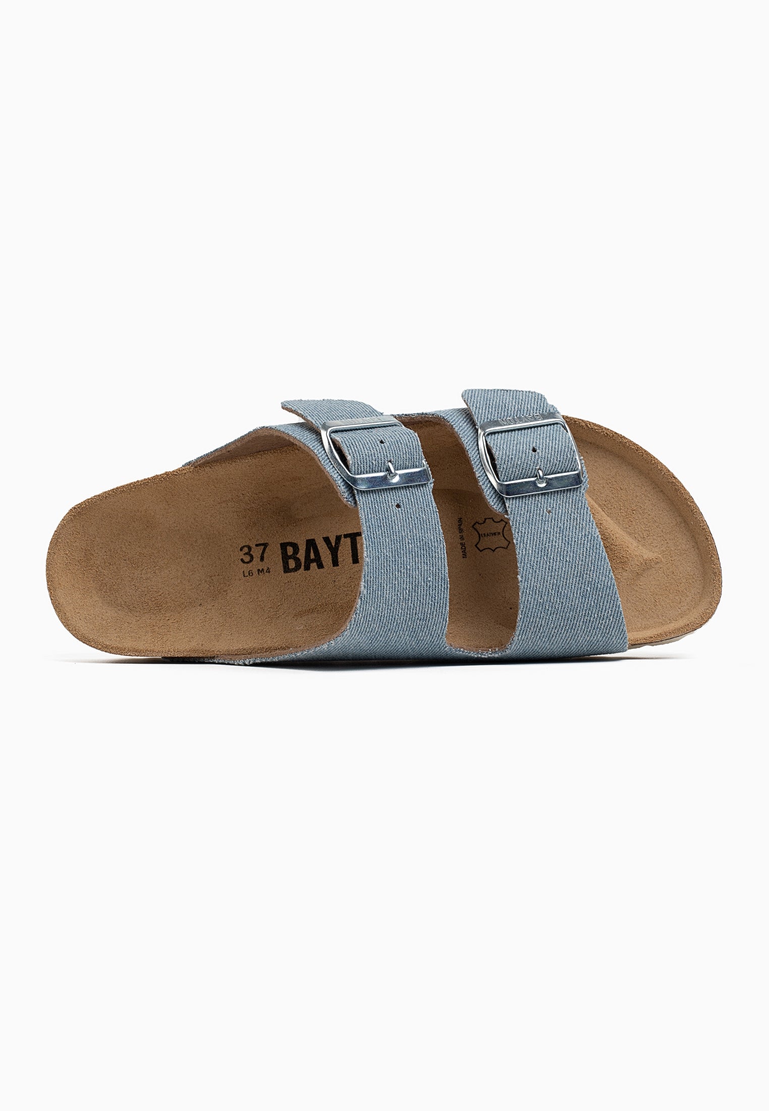 Sandalias Atlas 2 Tiras Denim Azul Cielo