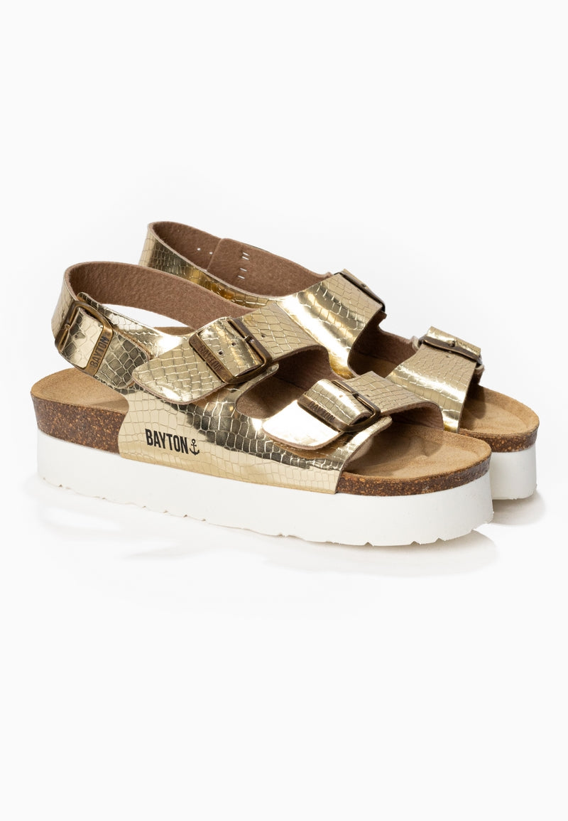 Sandalias Achille Plus Dorado