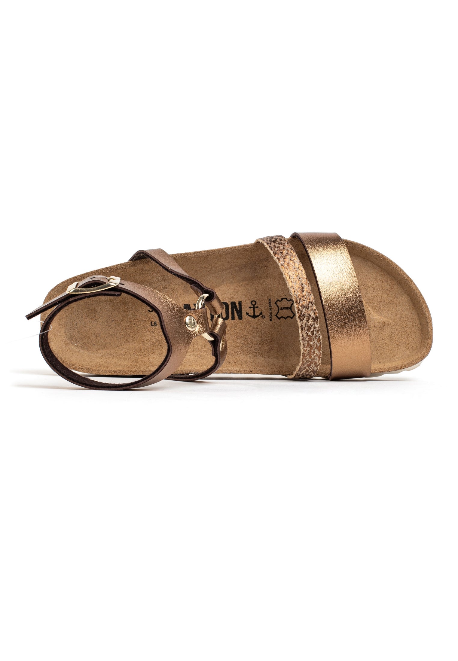 Ciotat Bronze Multi-Strap Sandals